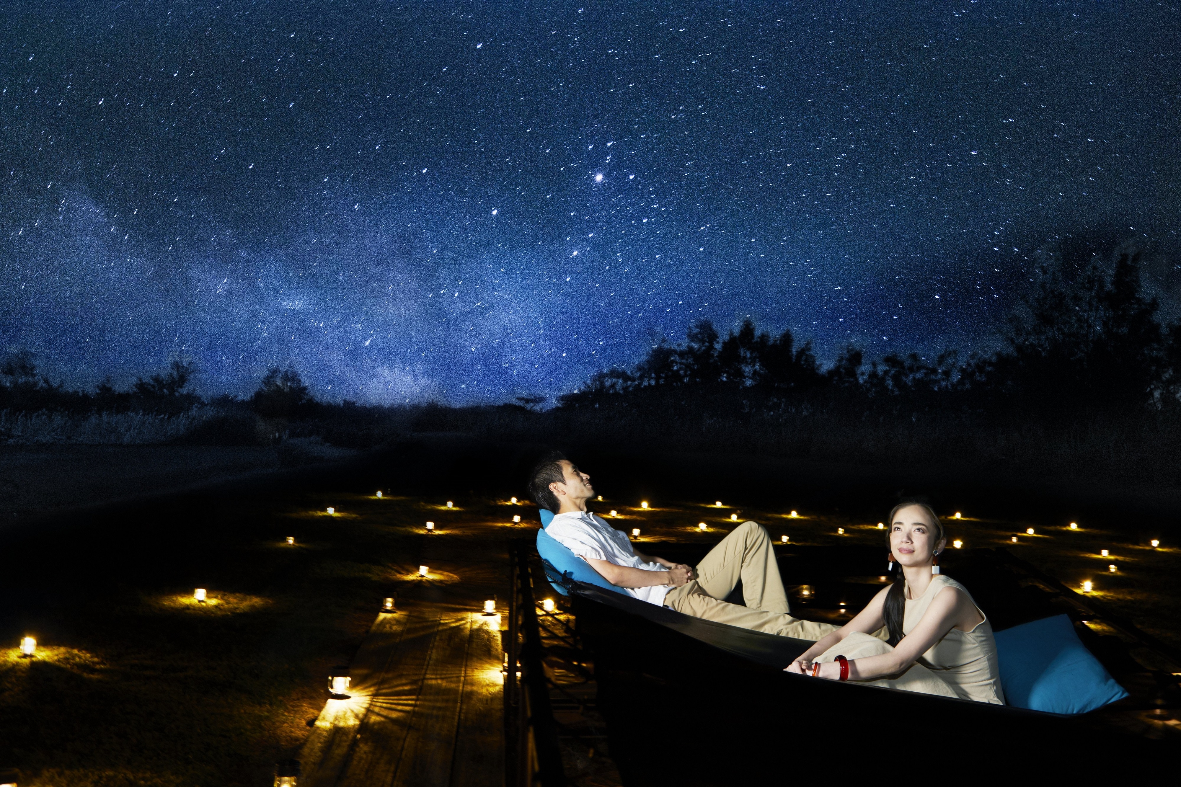 Menatap langit berbintang