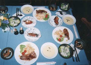 用餐示例