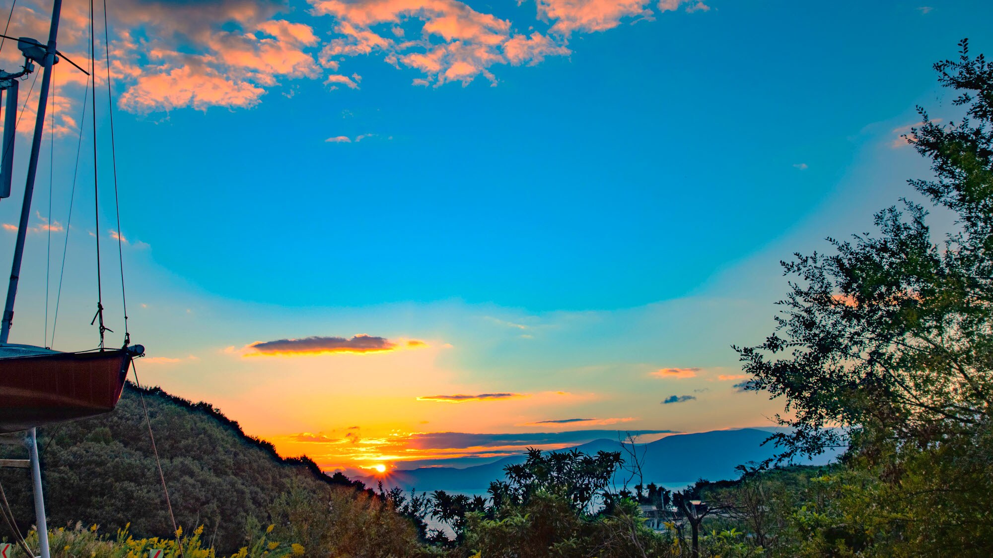 ・ Asahi looking from the deck makes you want to take a deep breath