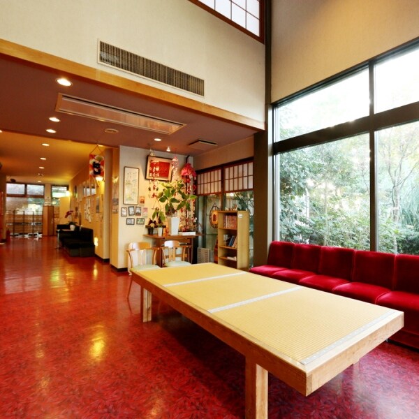 The lobby of our hotel