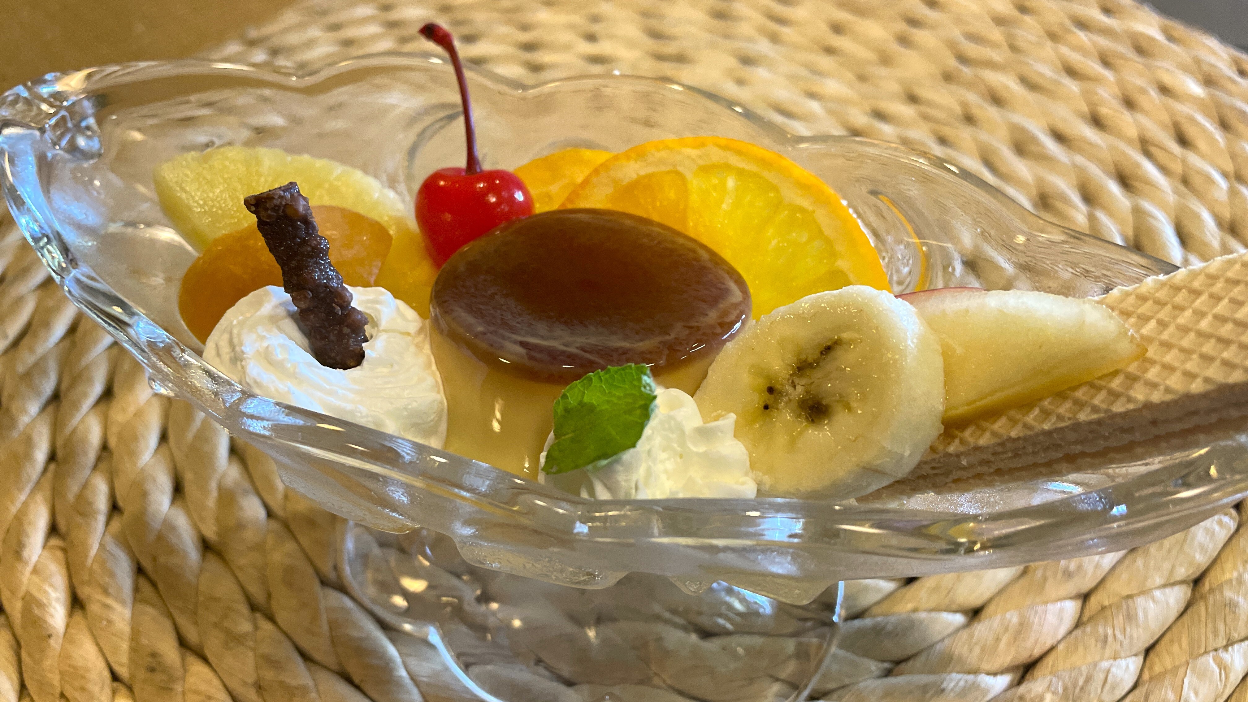 ◆Great service◆ Only available to guests who check in by 4:00pm! "Pudding a la mode" at Komono Chaya
