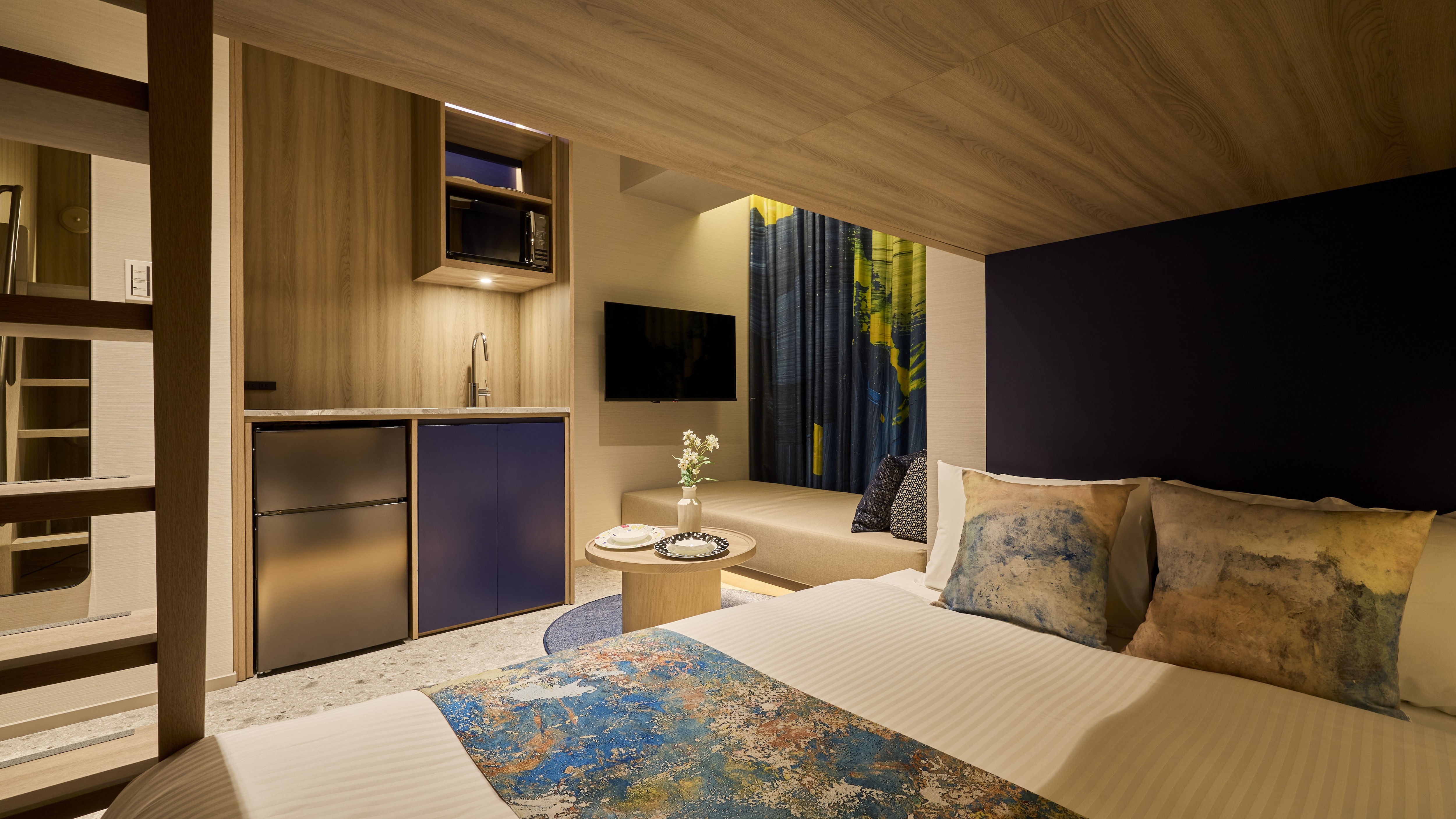 2-bed bunk room with Heralbony