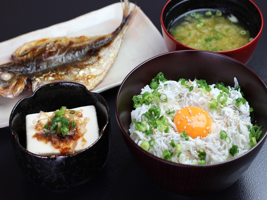 료칸 만류의 아침 식사