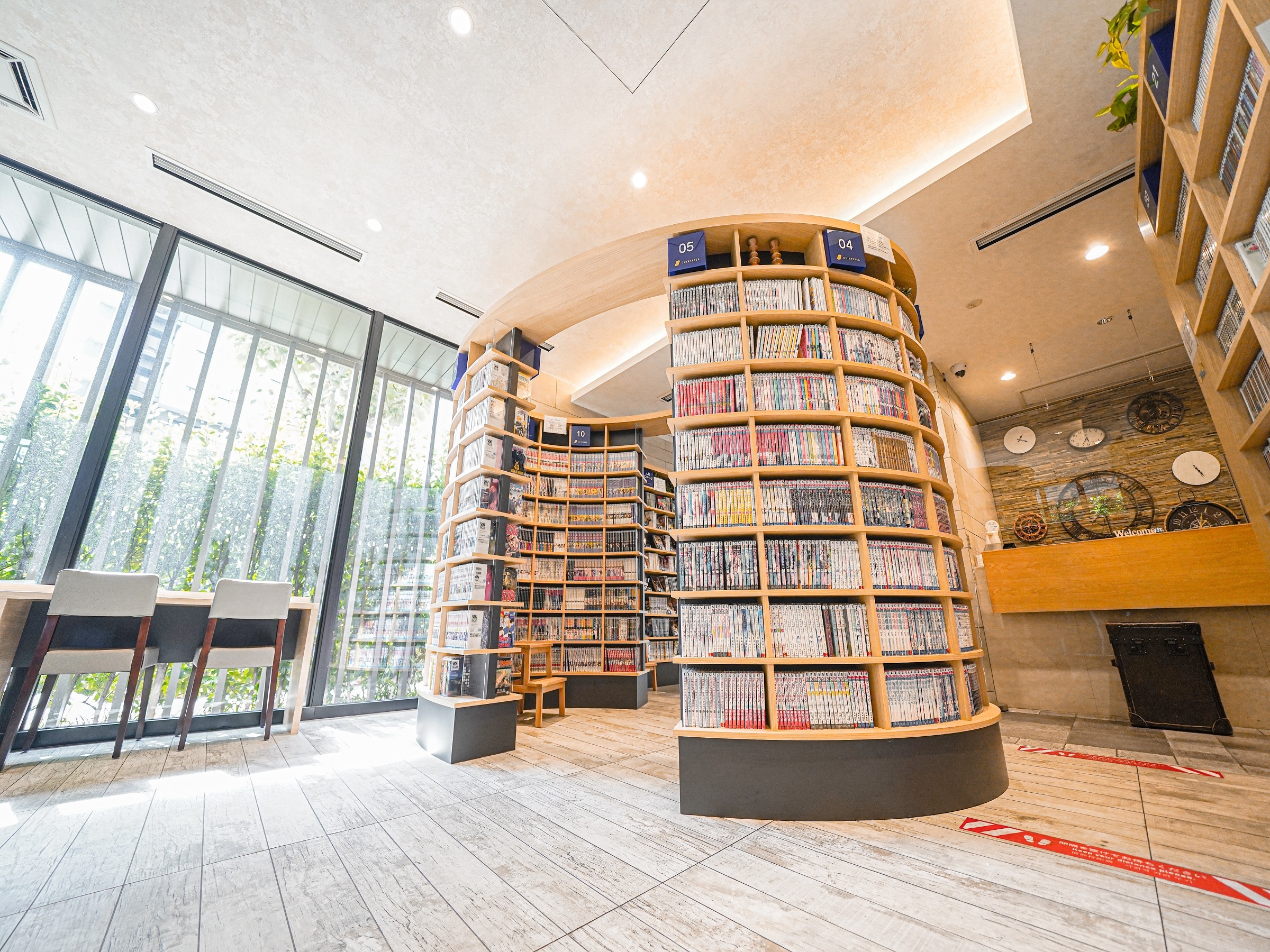 Over 8,000 books in the MANGA library