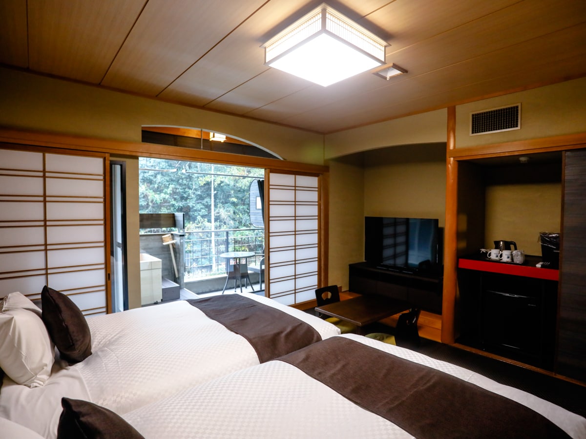 [Kamar Gaya Jepang B] Dengan kamar mandi terbuka