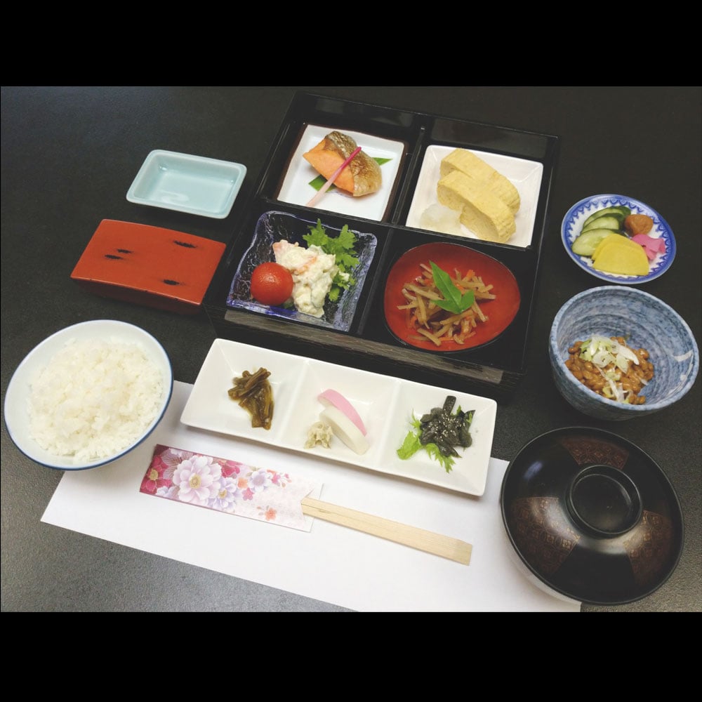 An example of breakfast **
