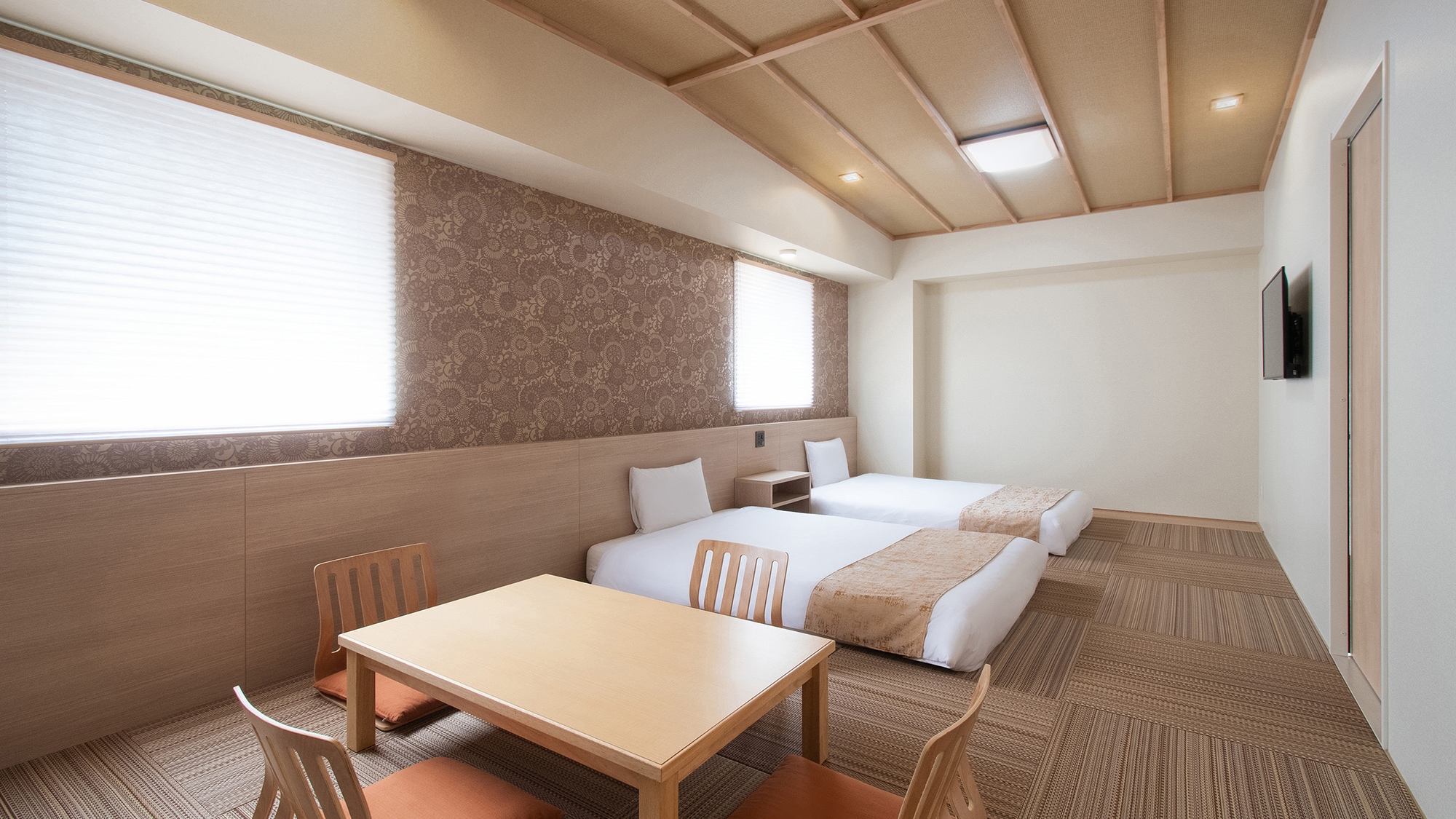 ④ Kamar Deluxe (kamar bergaya Jepang) Lebar tempat tidur 140cm x 2