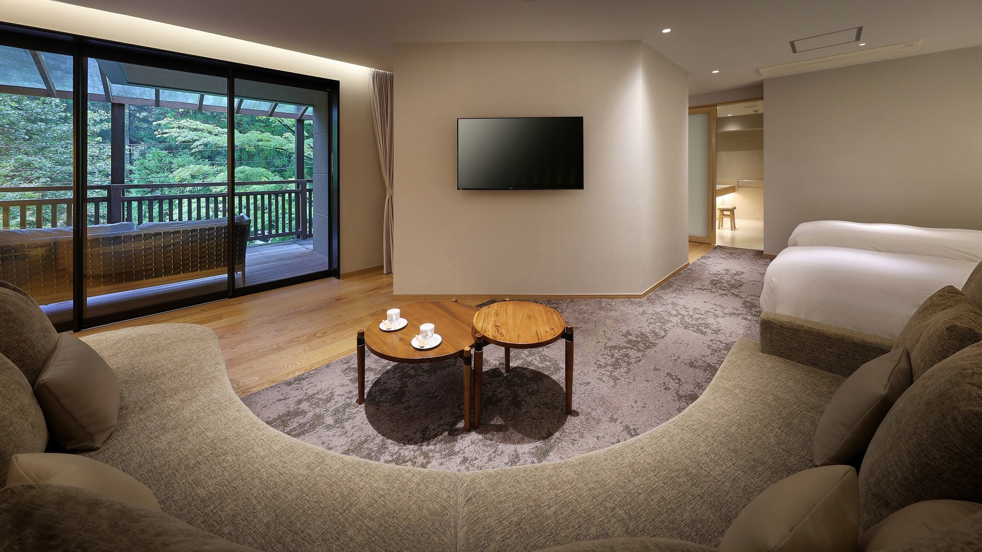 [Kaze] Phòng theo phong cách phương Tây có bồn tắm trong nhà với nước suối nóng tự nhiên (Bettei Mizukian)