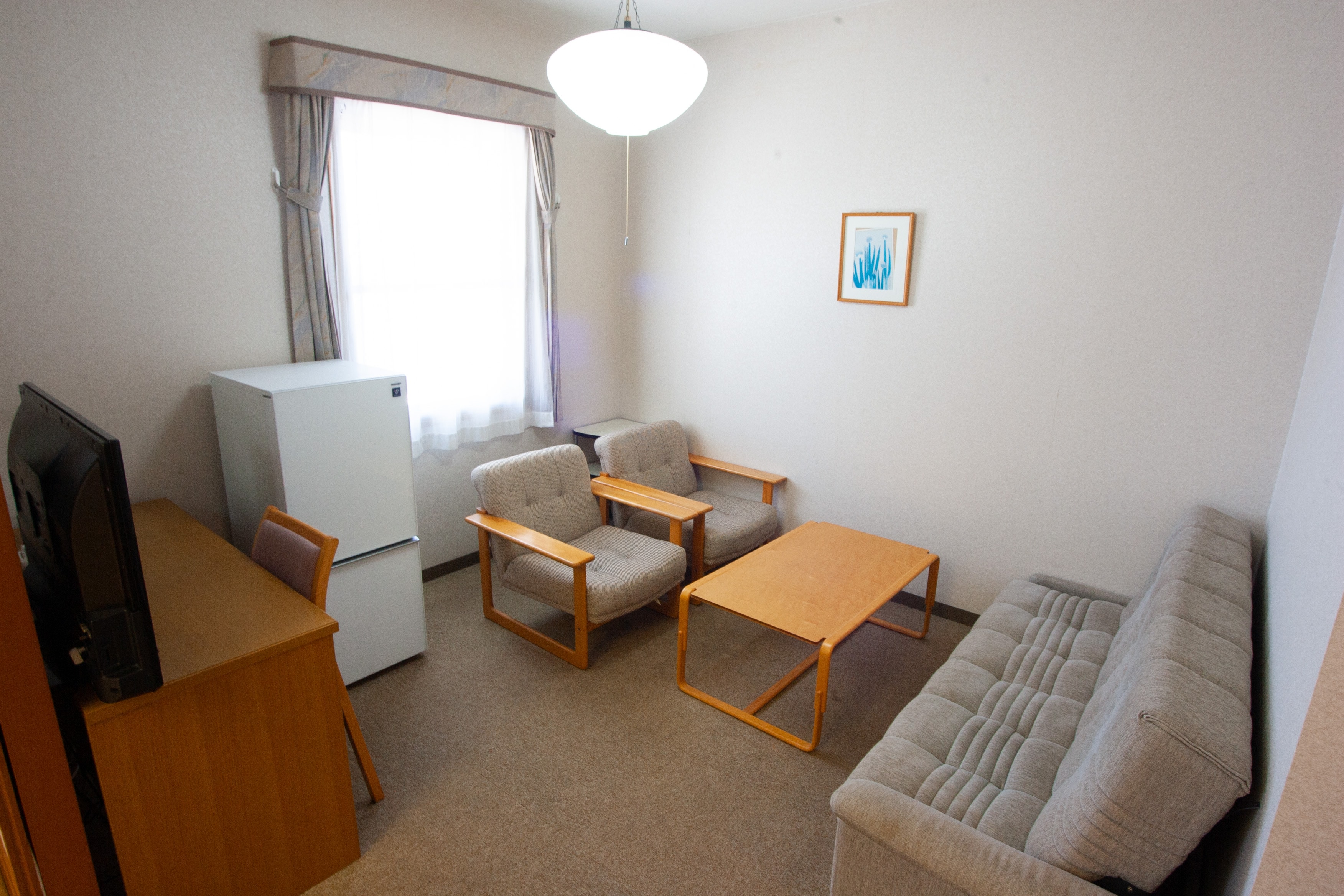 Hotel building Japanese-style room (4 rooms in total) *Capacity 4 people Living room side