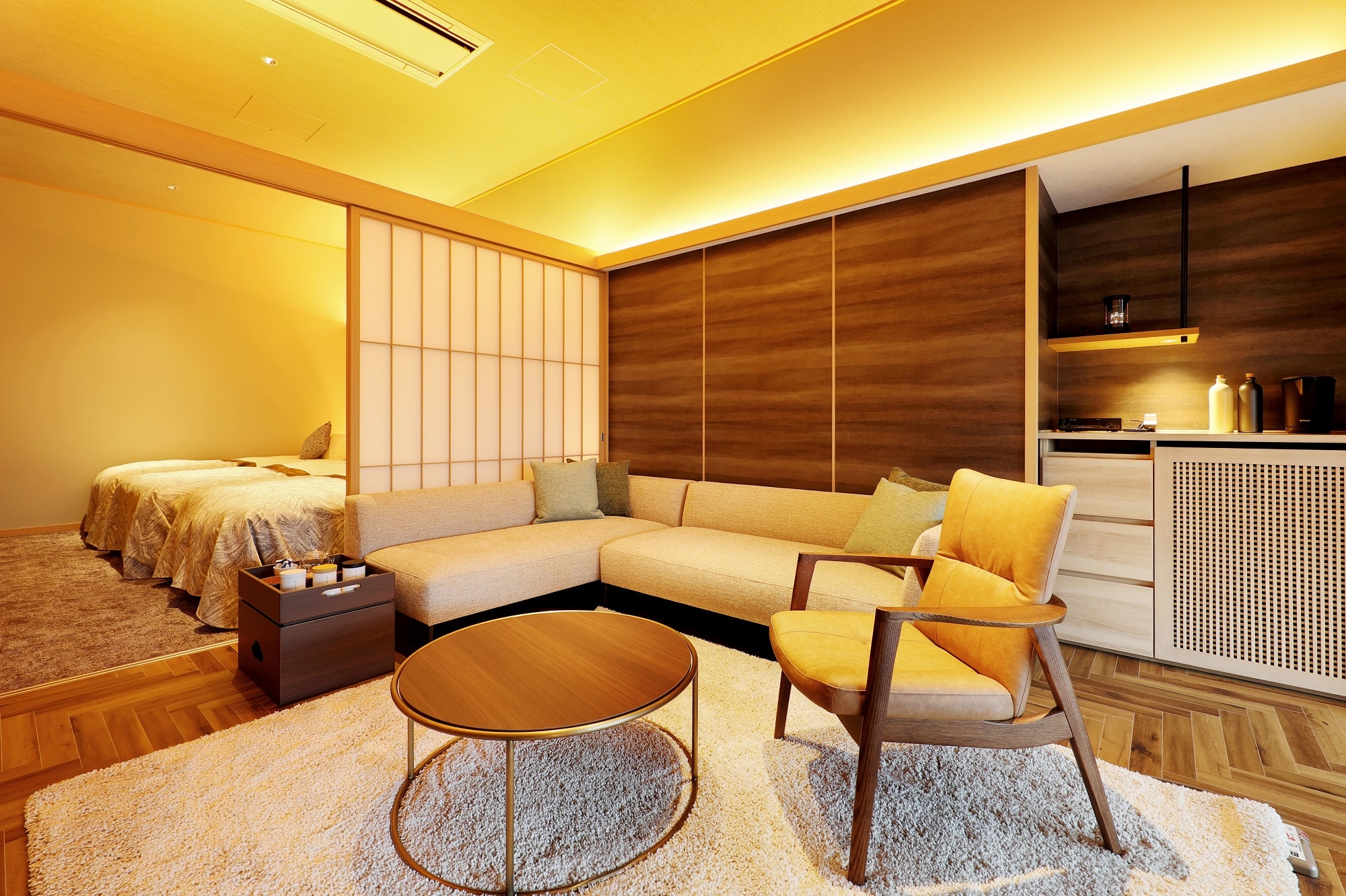 2nd floor sauna, open-air bath, hot spring, western-style room "Toto" Living room