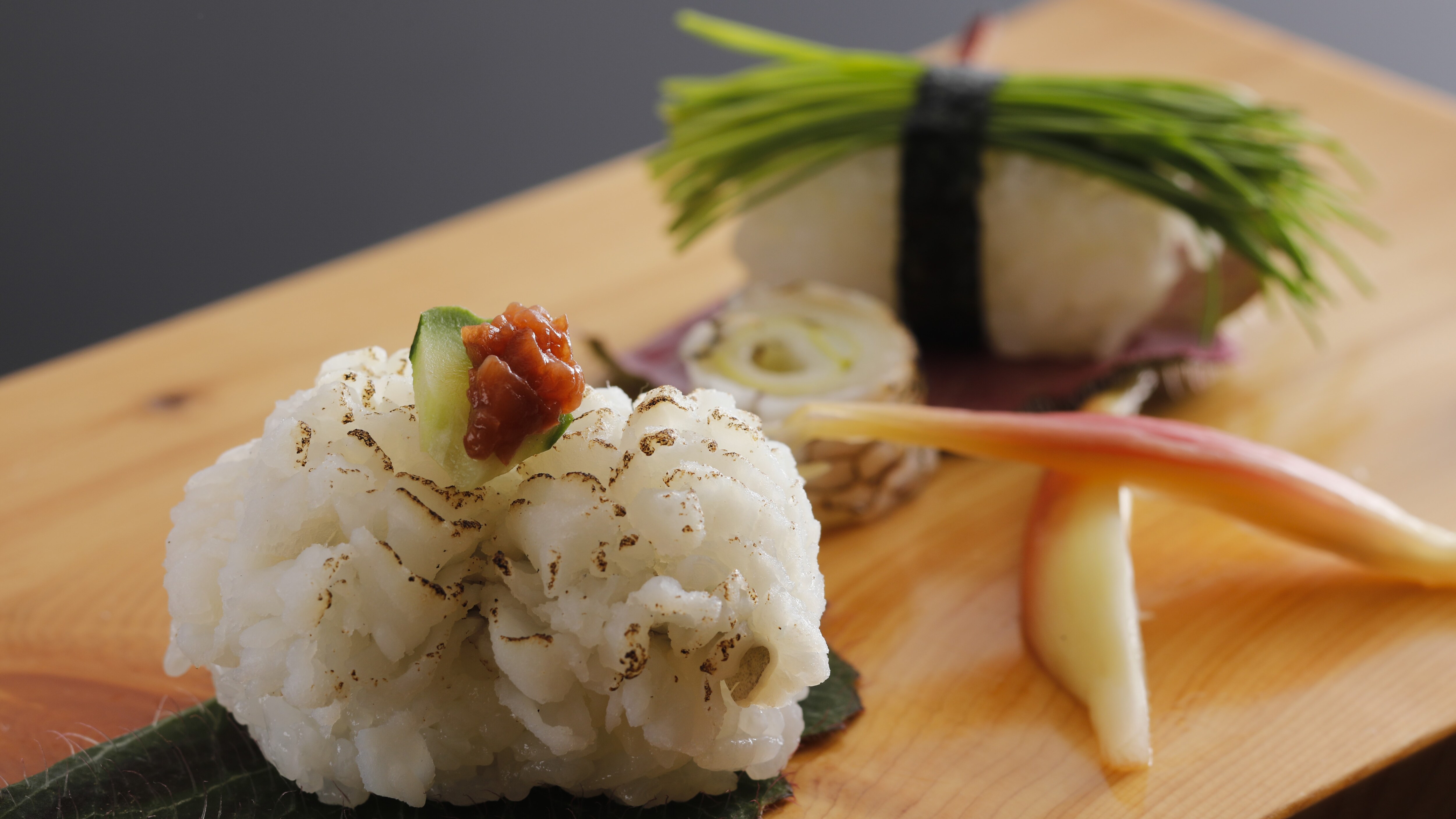 【夏季料理】星鰻蔥花握壽司