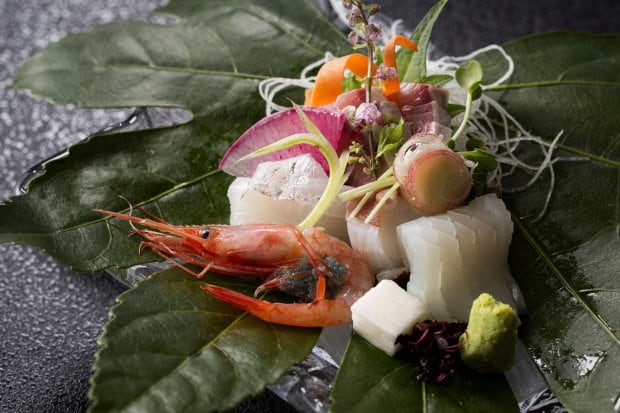 An example of sashimi