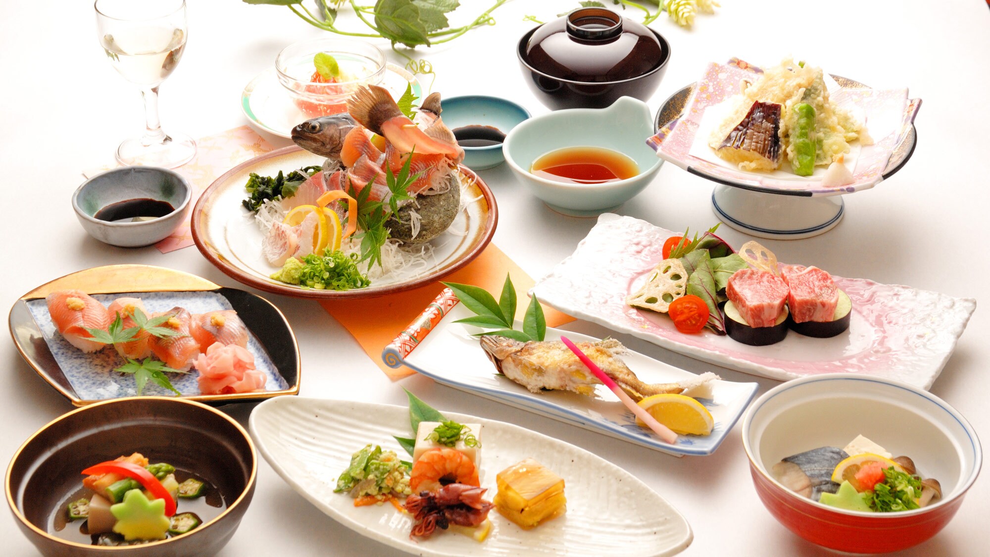 [Example of dinner] Sakura Kaiseki
