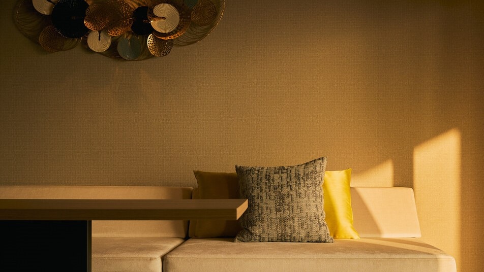 Guest room in the evening