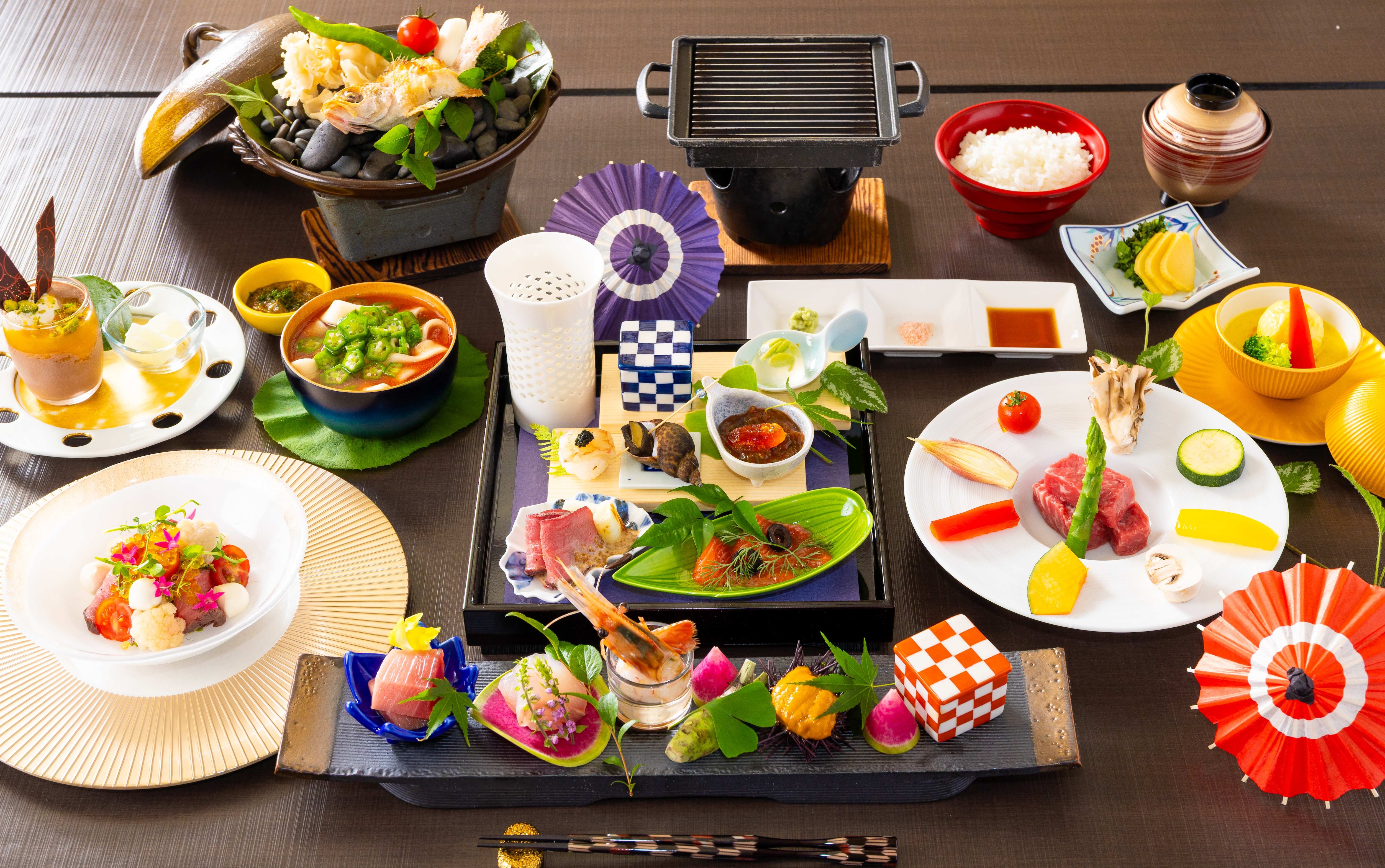 An example of a top-class kaiseki meal