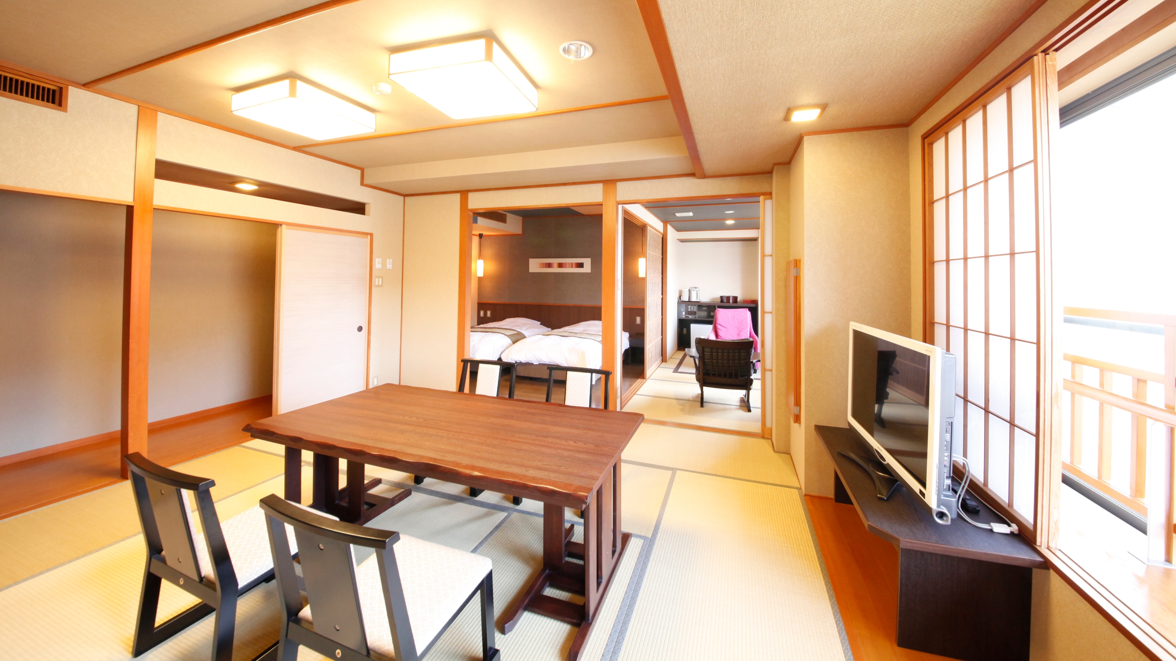 ห้อง 403 [Hagi no Ma] ห้องแบบญี่ปุ่นและตะวันตกที่ปราศจากสิ่งกีดขวาง