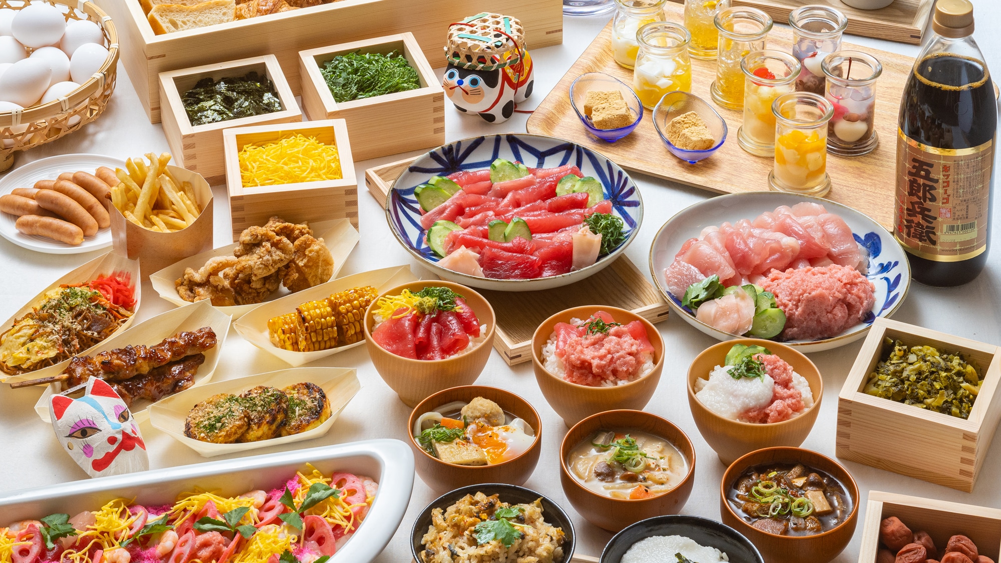 일본의 시타마치를 즐기는 아침밥
