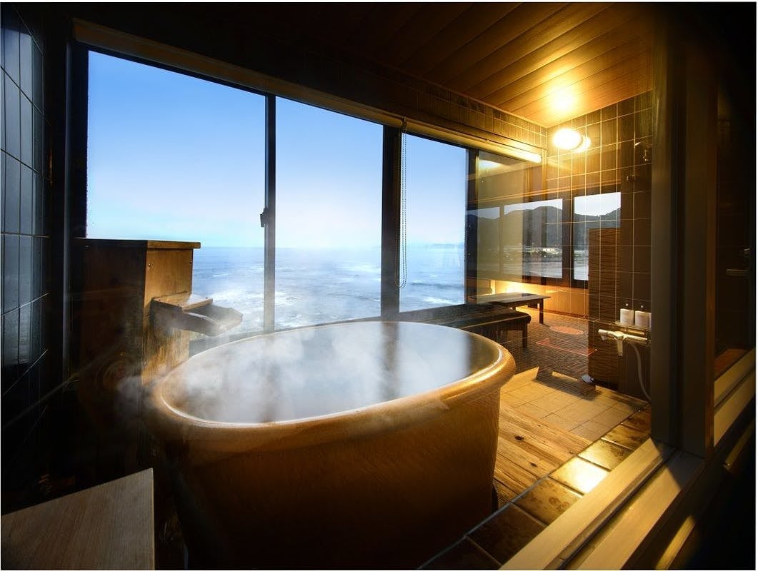 [Guest room with open-air bath] -Starry sky song floor (5th floor)-"Kou" (Japanese-style room)