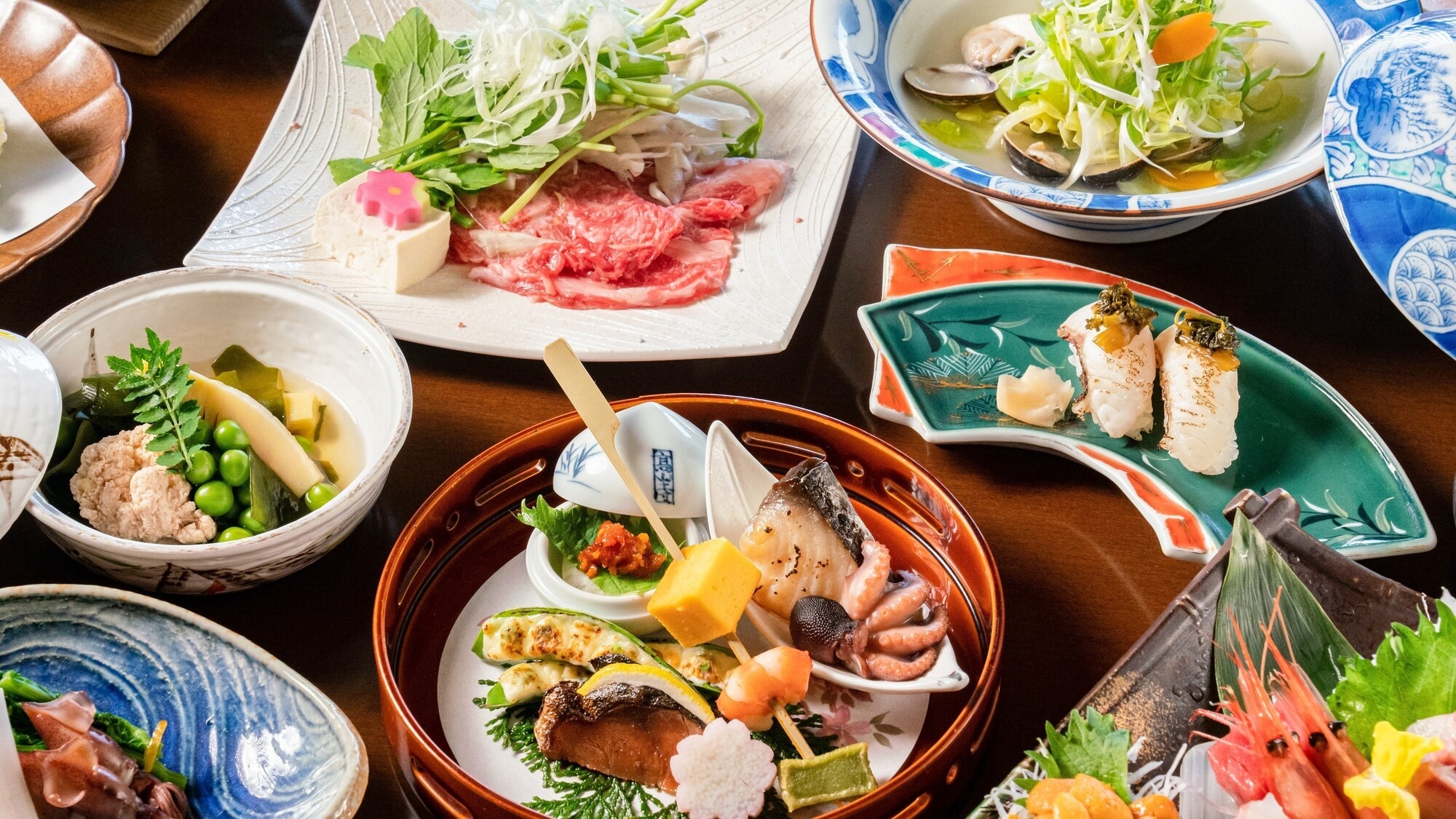 [Bữa tối] Khóa học kaiseki địa phương Echizen (ví dụ)