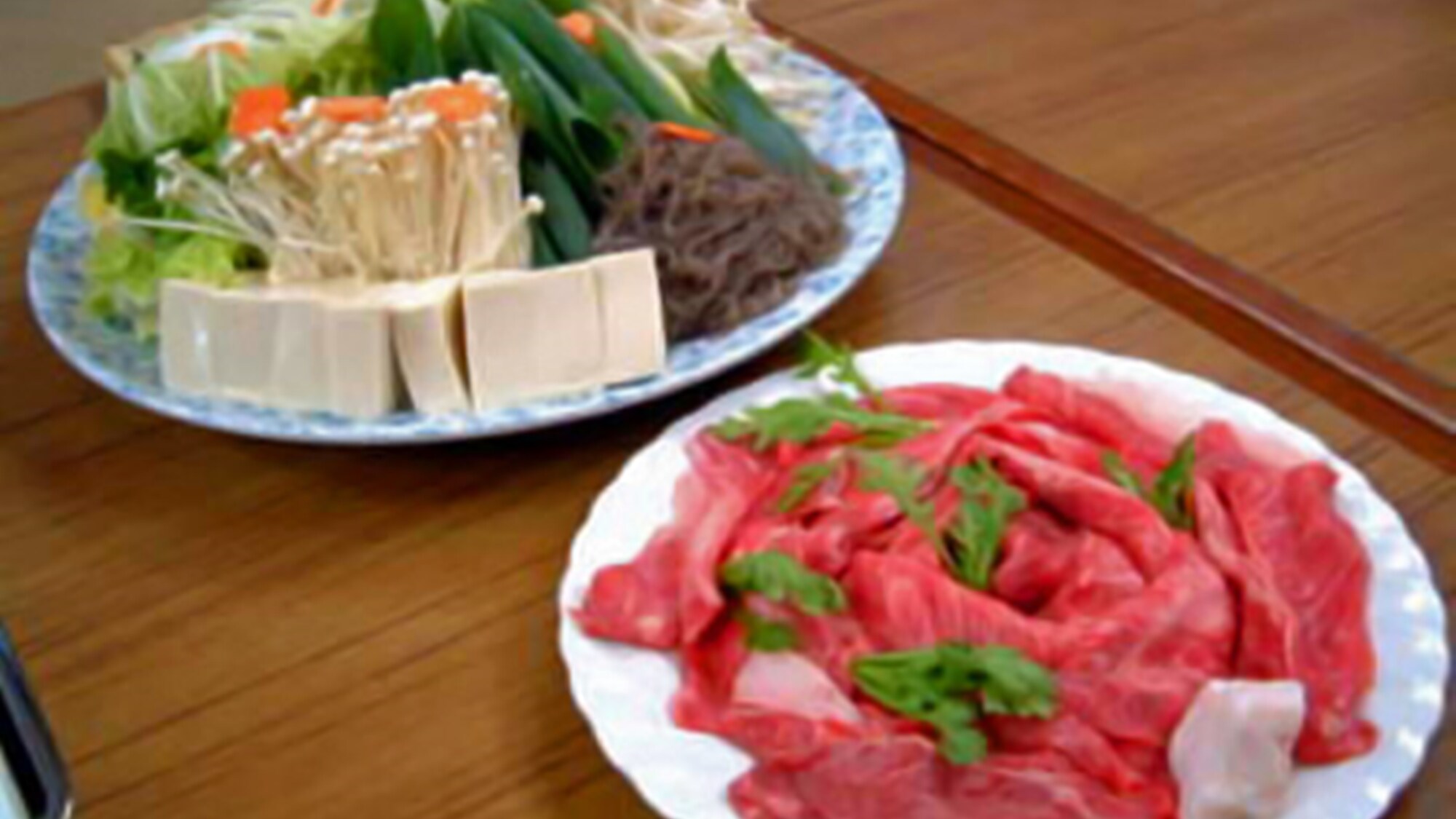 * An example of sukiyaki