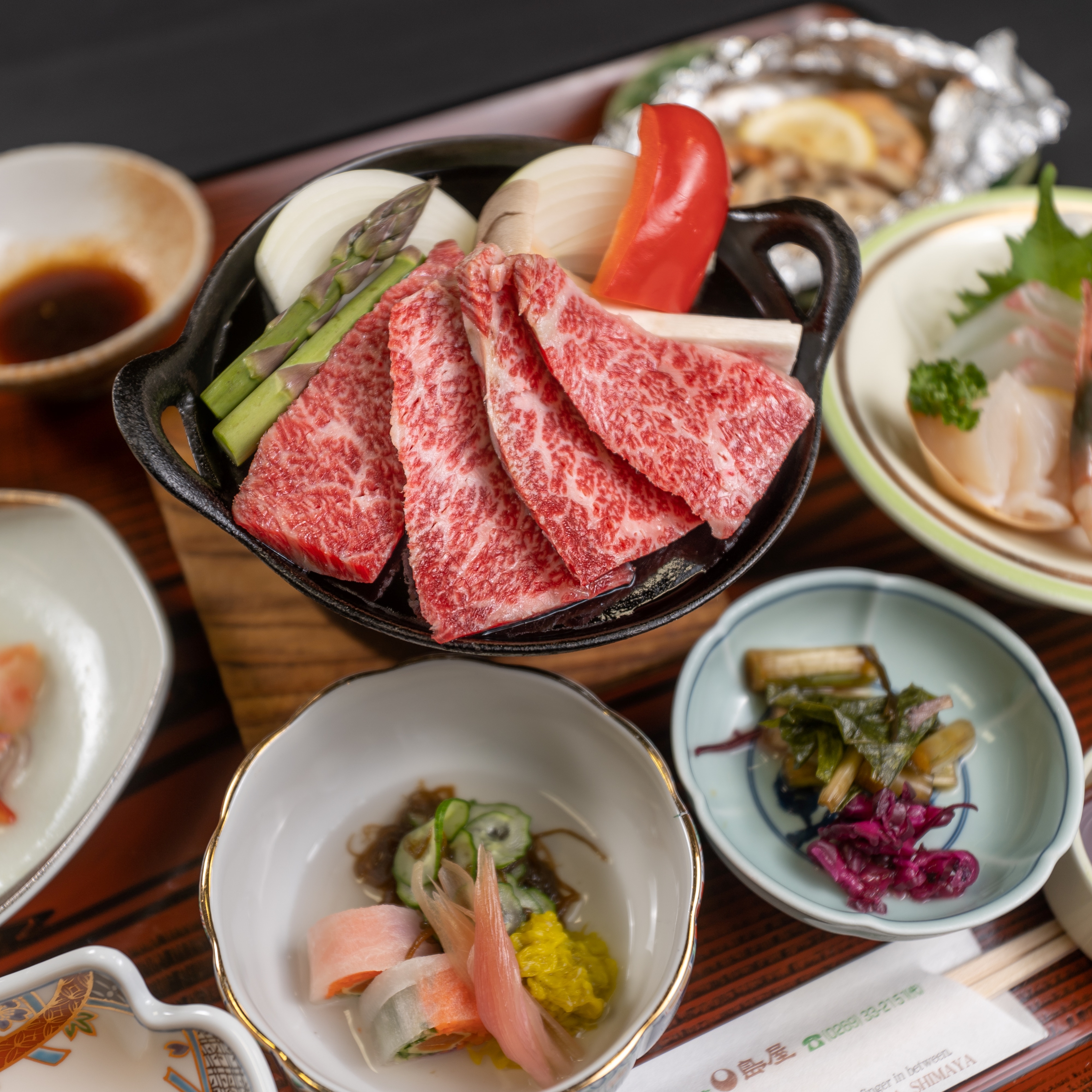 Makan malam daging sapi Shinshu