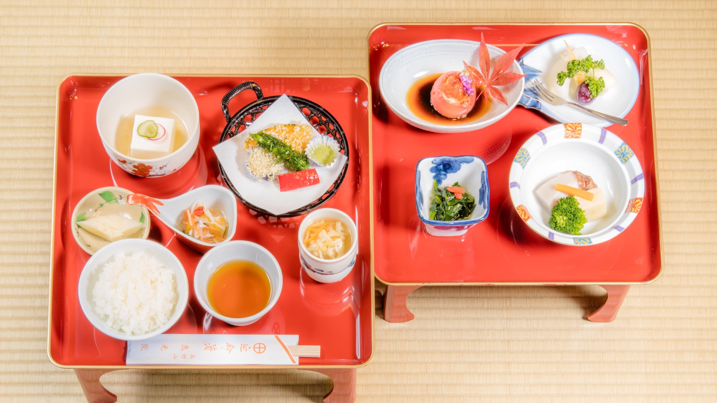 글루텐 프리 정진 요리 일례