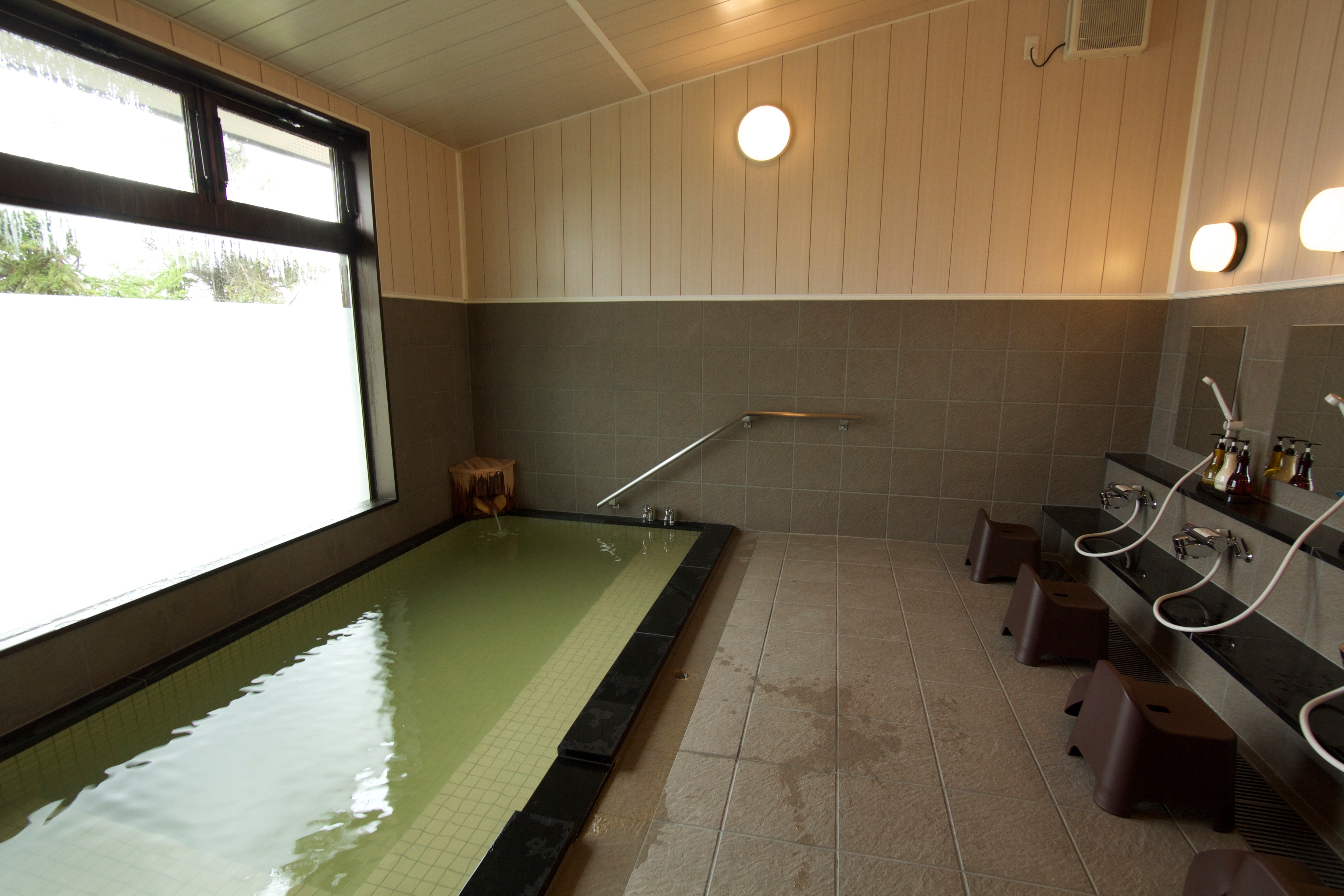 Hot spring indoor bath