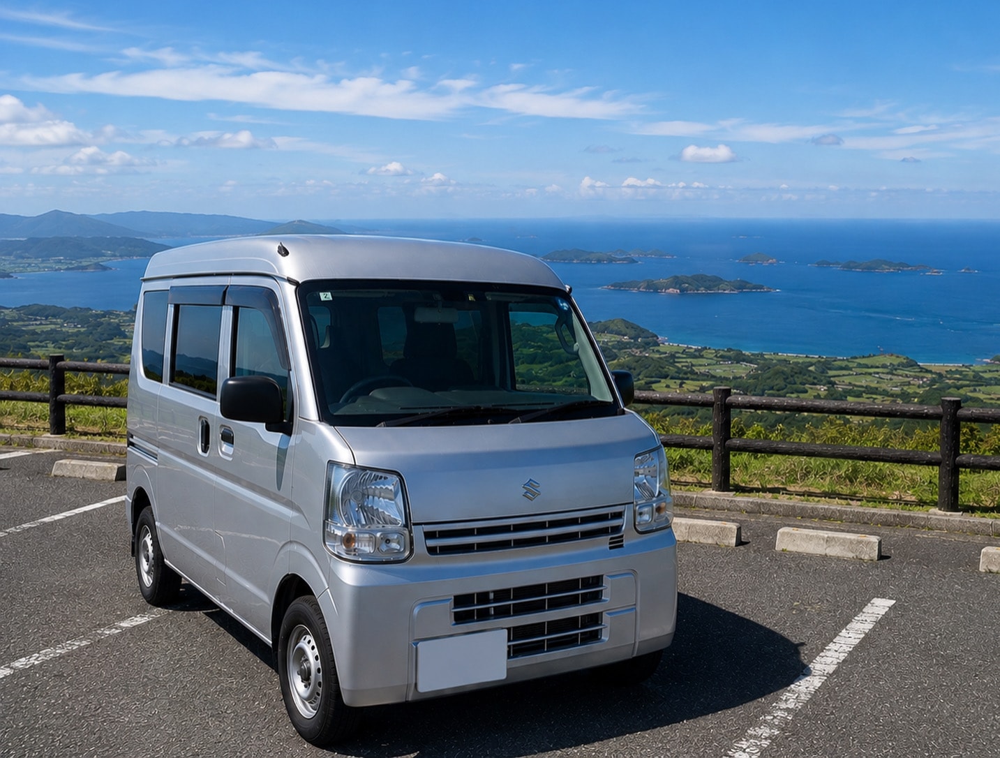 Xe van 4 chỗ ngồi có khoang chở hàng. Đặt xe: 070-4816-6030. Giờ tiếp nhận: 8:00 AM - 6:00 PM.