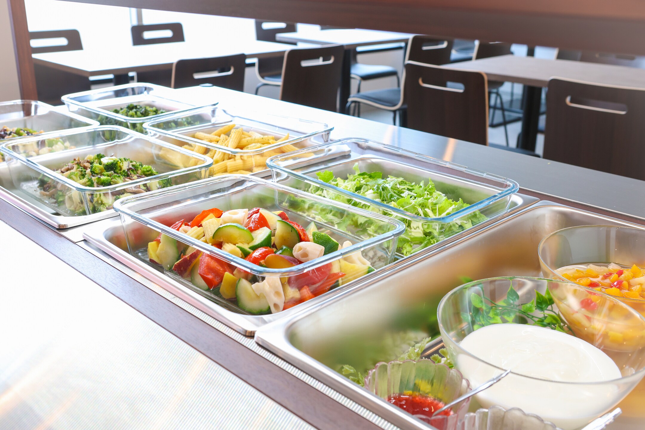 An example of breakfast arrangement