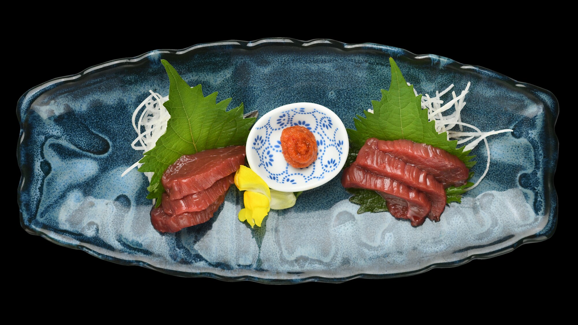 Horse sashimi Fukushima meal