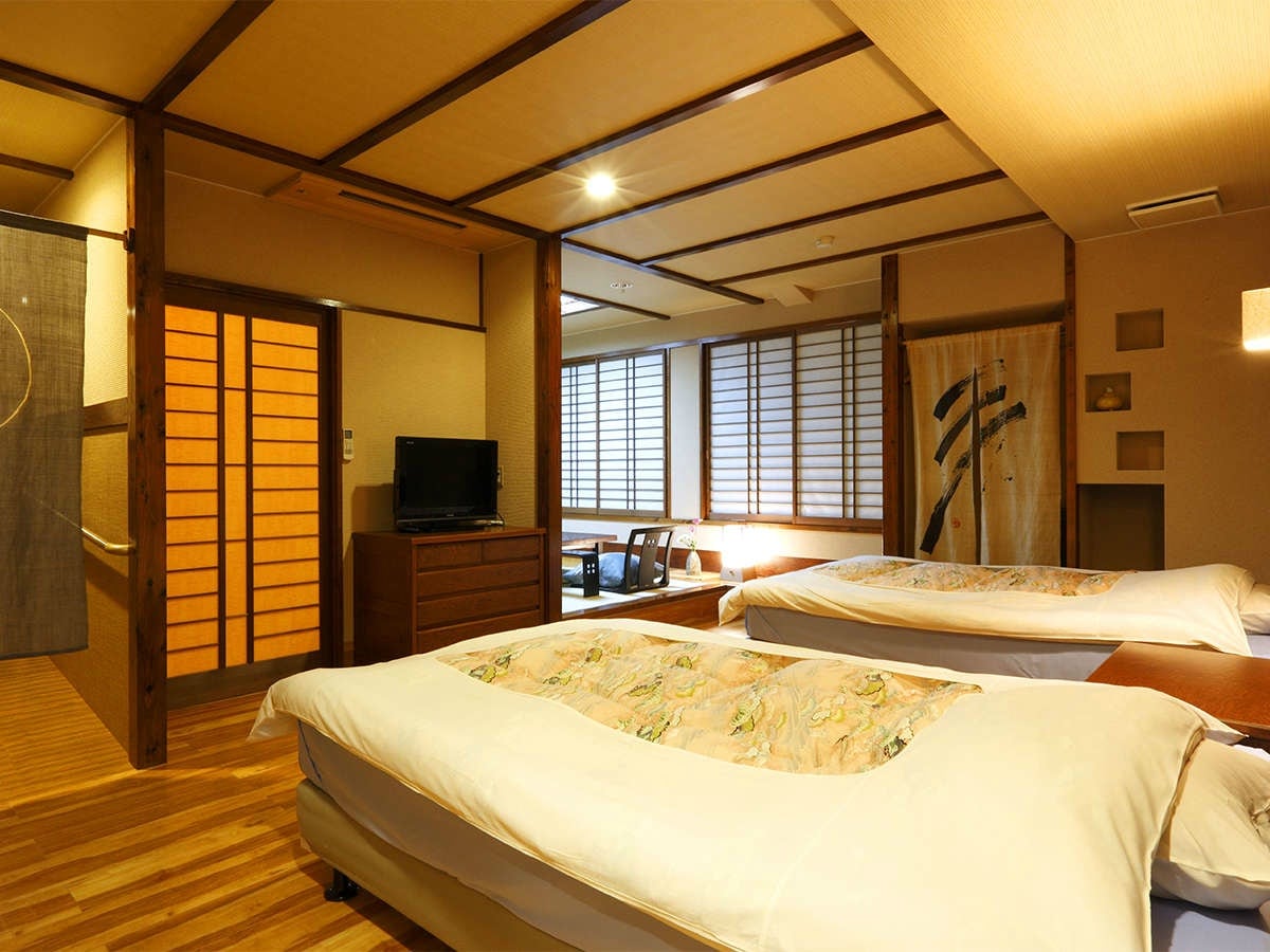[Kamar bergaya Jepang] Kamar bergaya Jepang-Barat dengan ruang makan (tersedia kamar bebas hambatan)