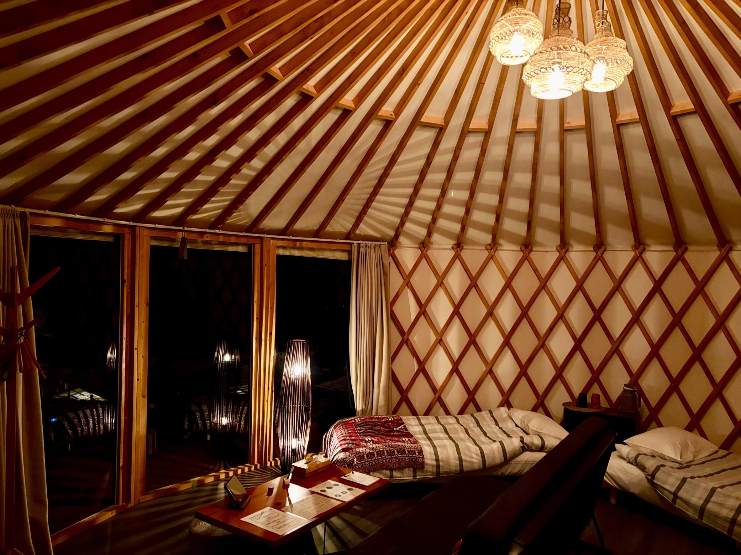 Ger tent A interior (night)