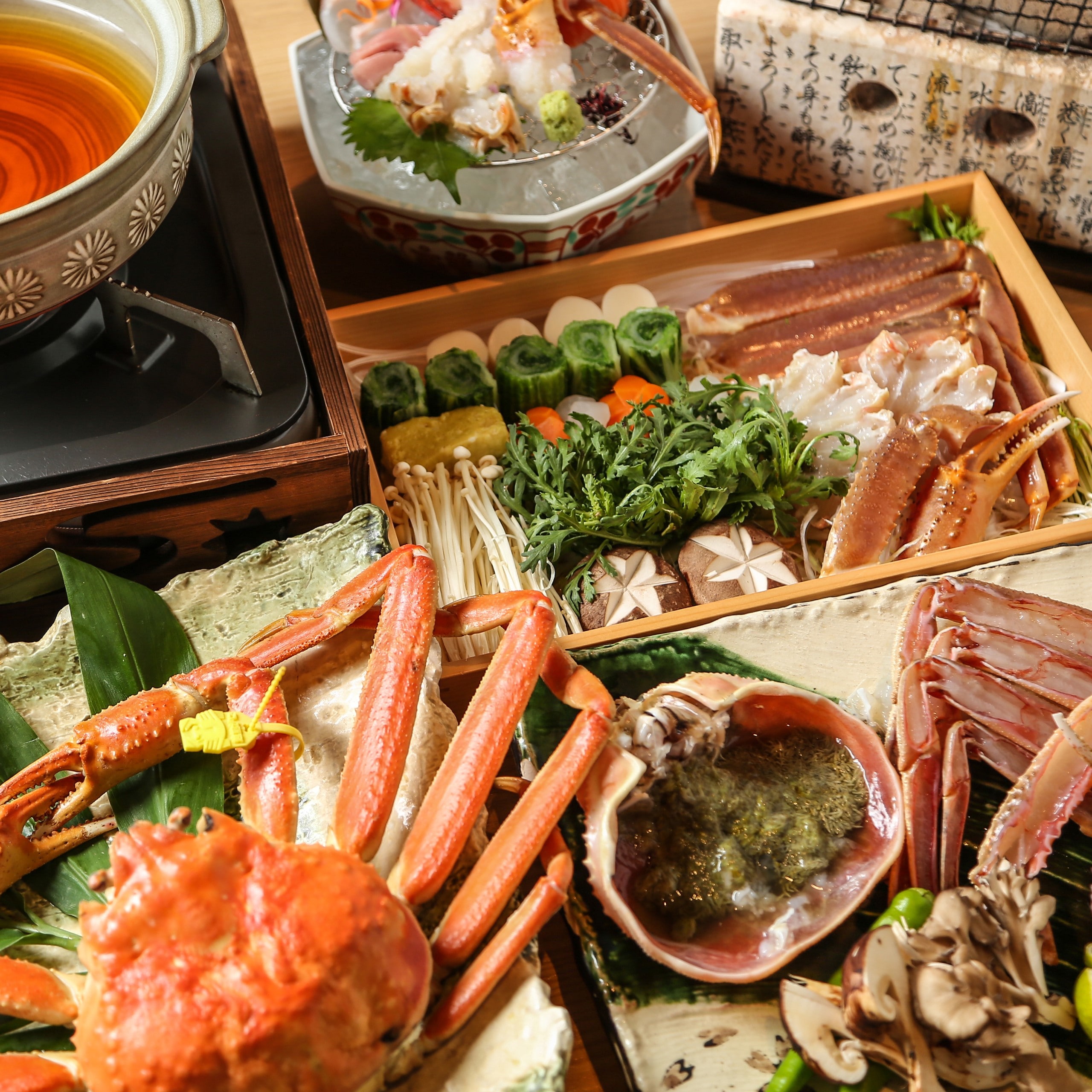 ・皇室献上級　越前がに付き蟹フルコース