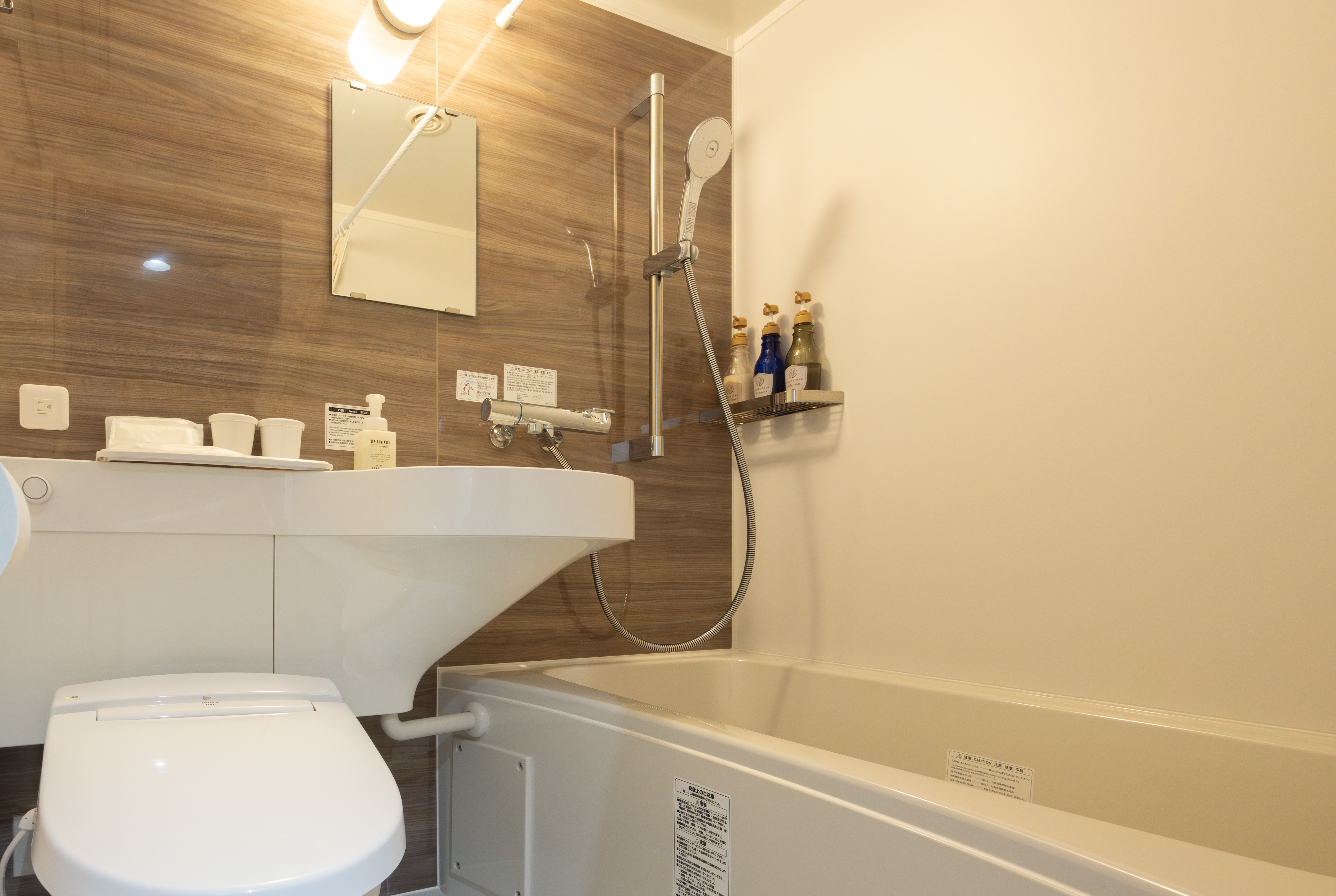 Renovated room bathroom