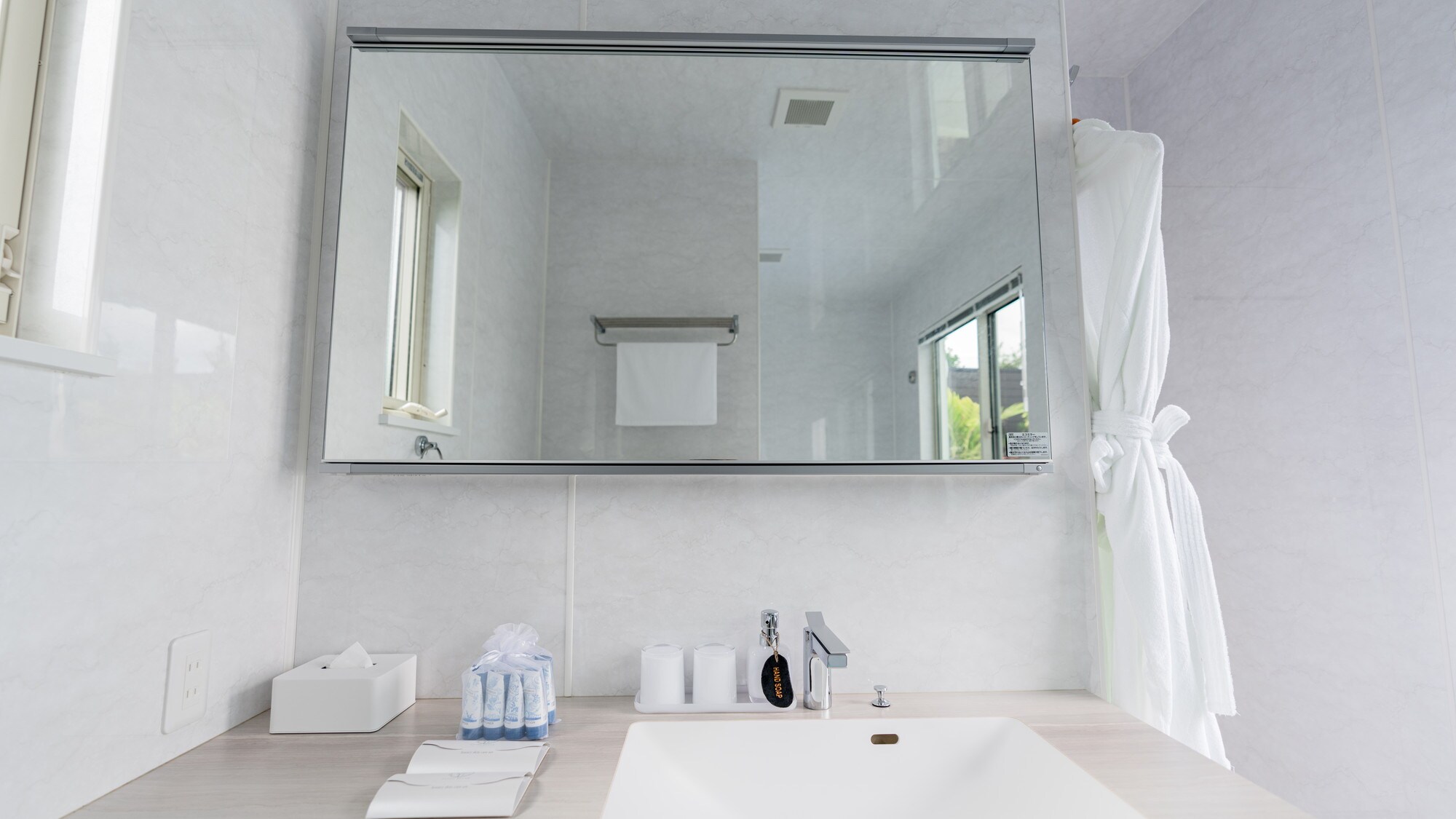 [Premiere Suite Villa] There are two toilets and a double sink.