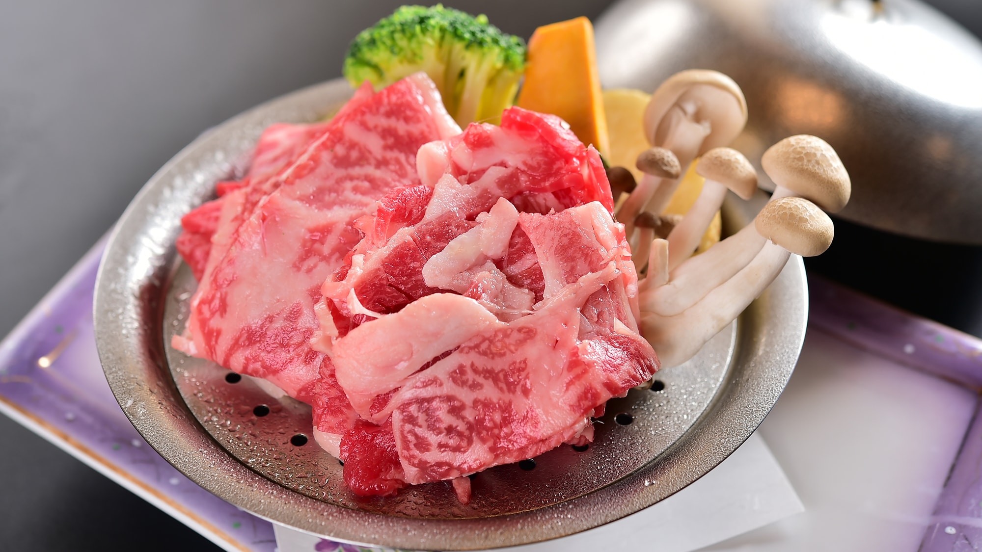 A dish from the top-of-the-line plan “Kiwami” (example)