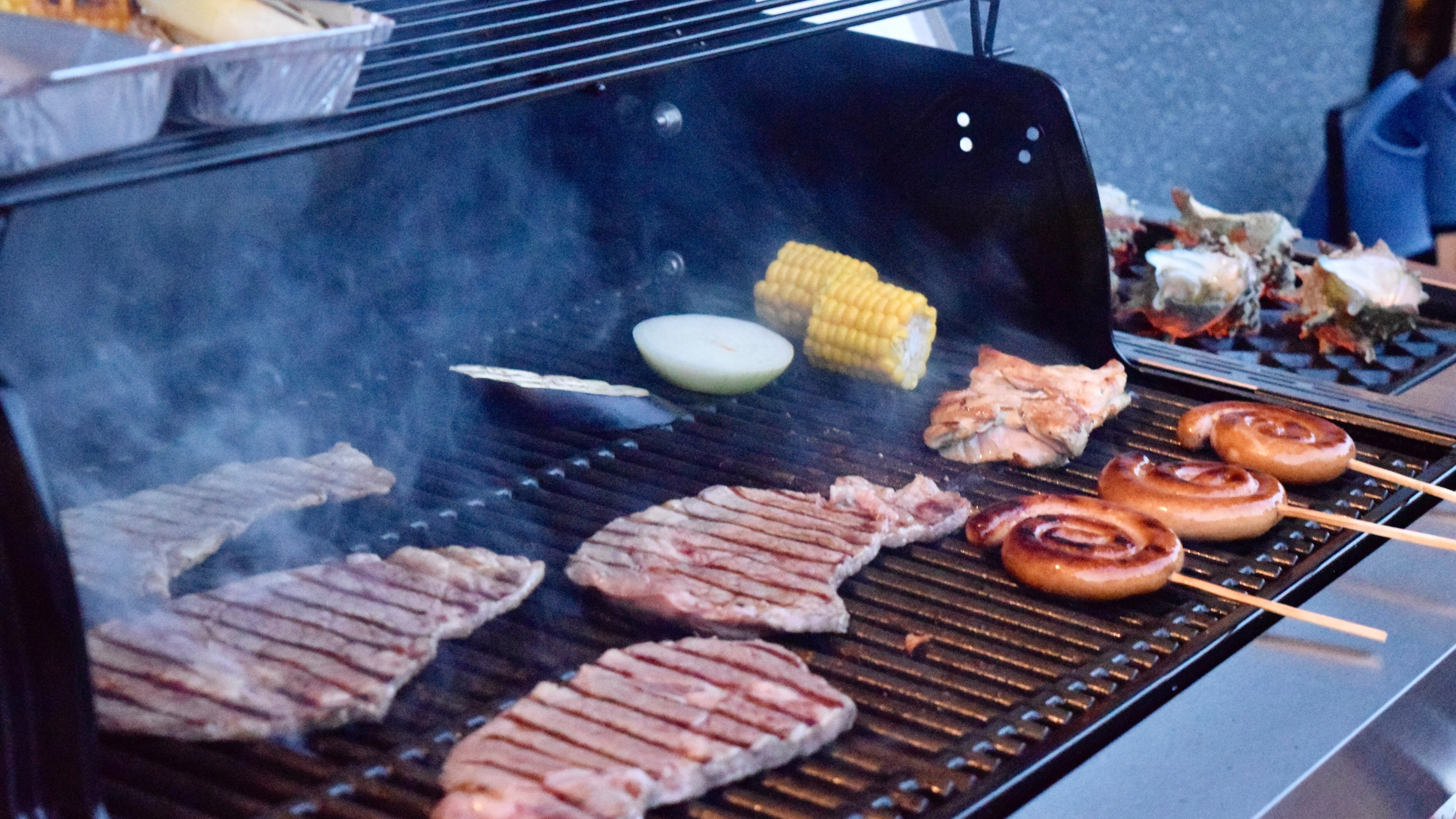 마음껏 식재료를 반입해 주셔서 절경 테라스에서 BBQ. 이용 시에는 BBQ 플랜으로 예약해 주십시오.