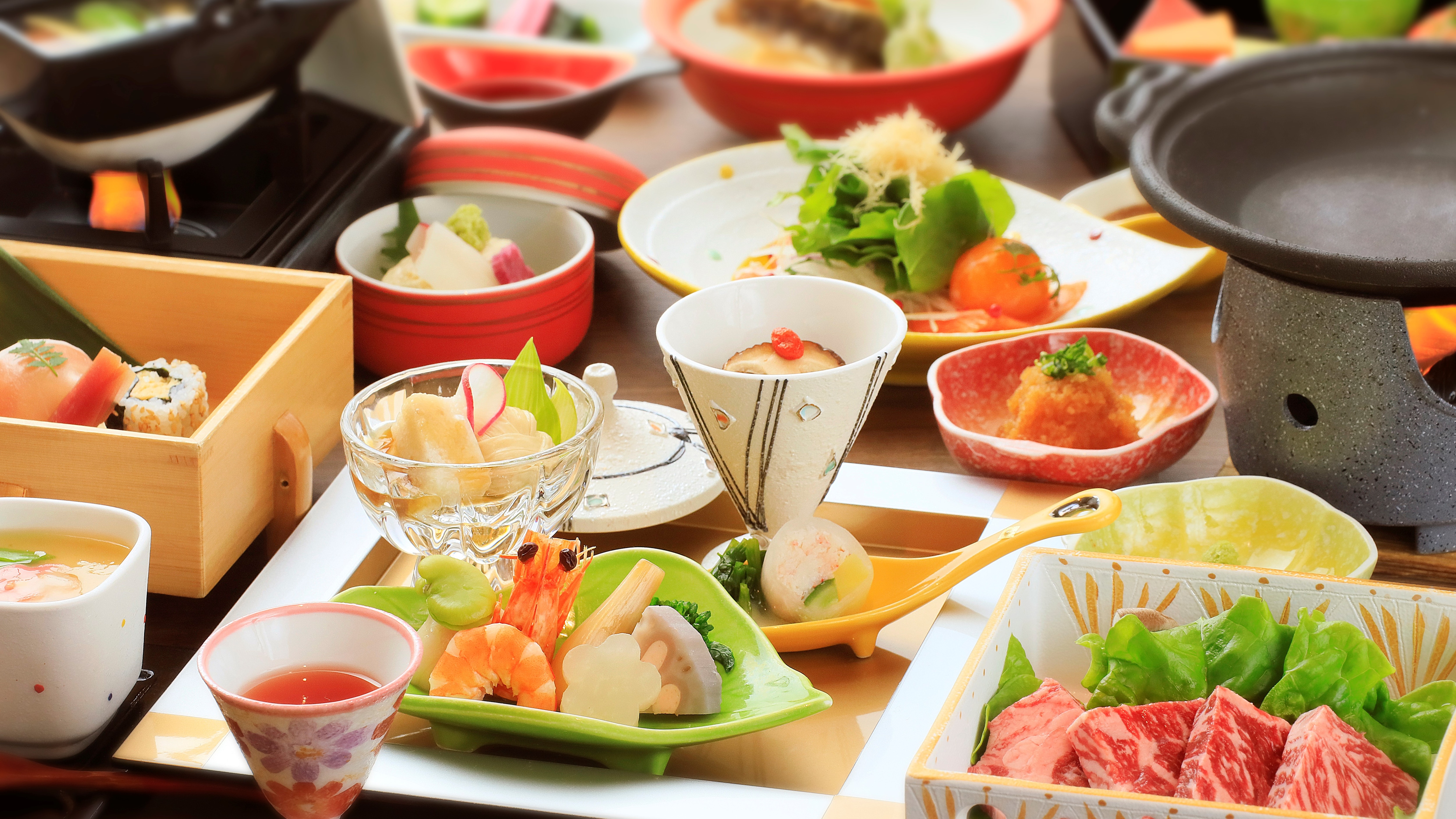 맛의 저녁~토치기 와규와 제철의 색채~