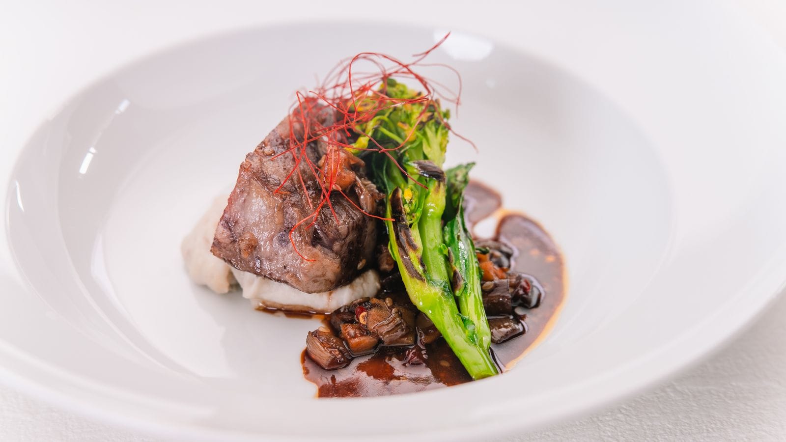 Shimane Prefecture Wagyu Grilled Steak - White Sesame Sauce -