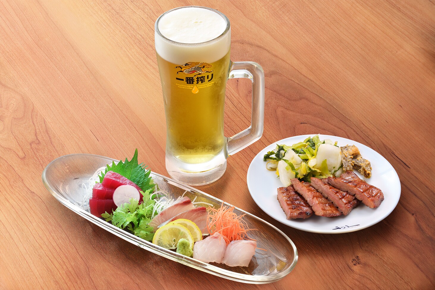 [Toshihisa] Beef tongue evening drink set