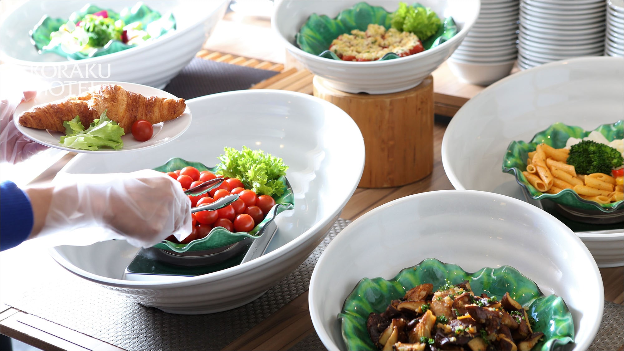 Minoru shiitake mushrooms and cherry tomatoes grown in-house