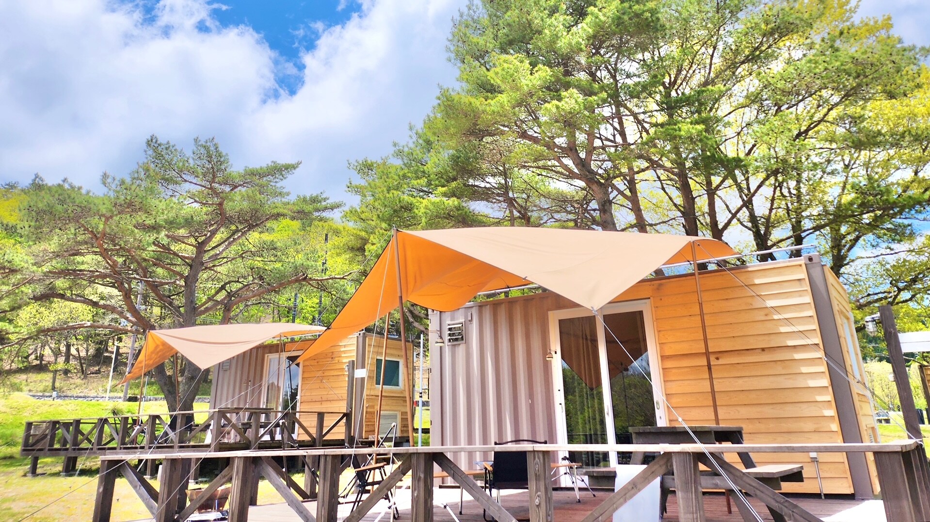 Glamping bên ngoài