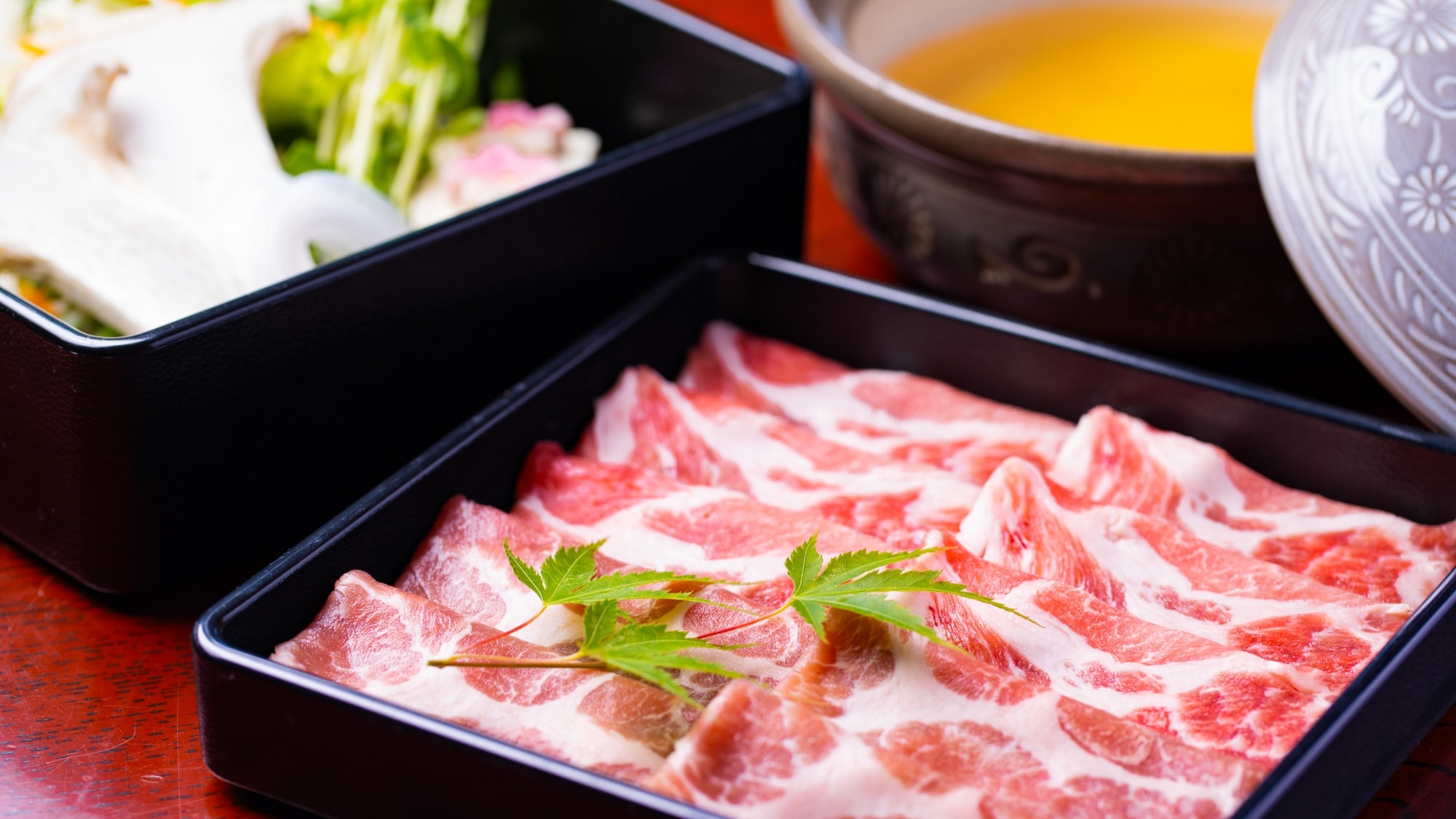 [Hot Spring Creative Cuisine] Pork Shabu-Shabu