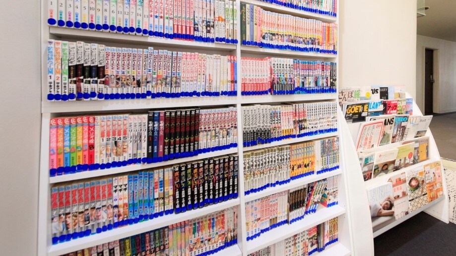 A full lineup of rental manga