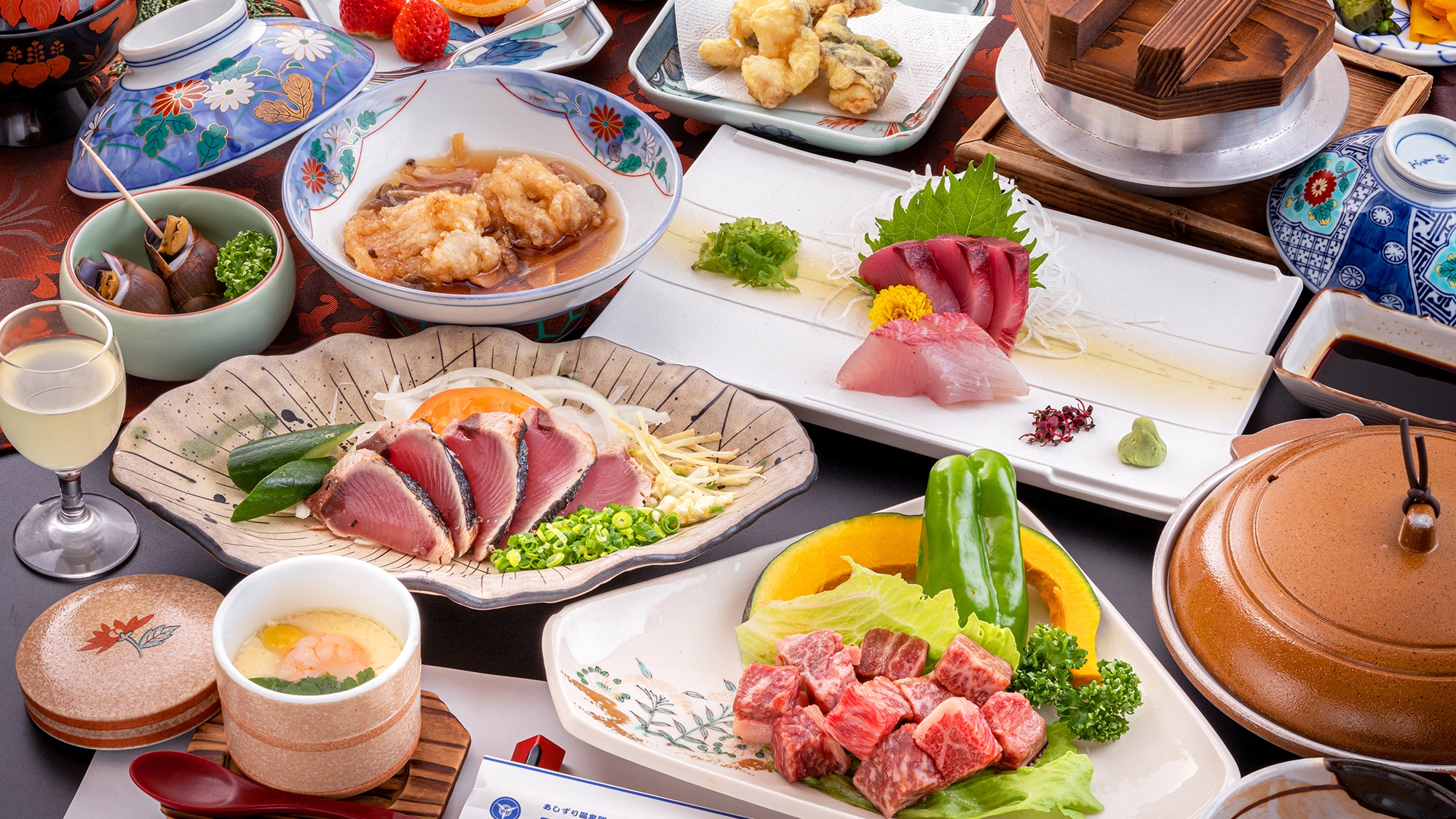 [Tosa Wagyu beef porcelain plate]