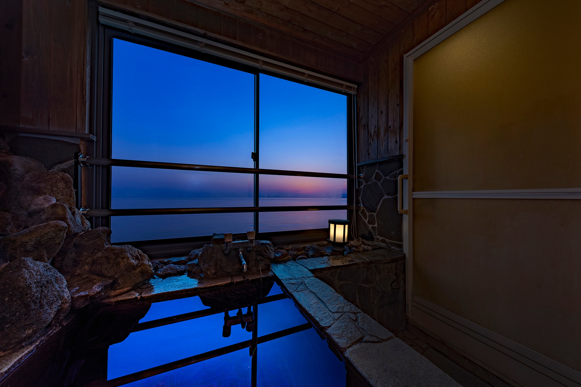 Japanese-Western style room with semi-open-air bath Sea side (non-smoking)