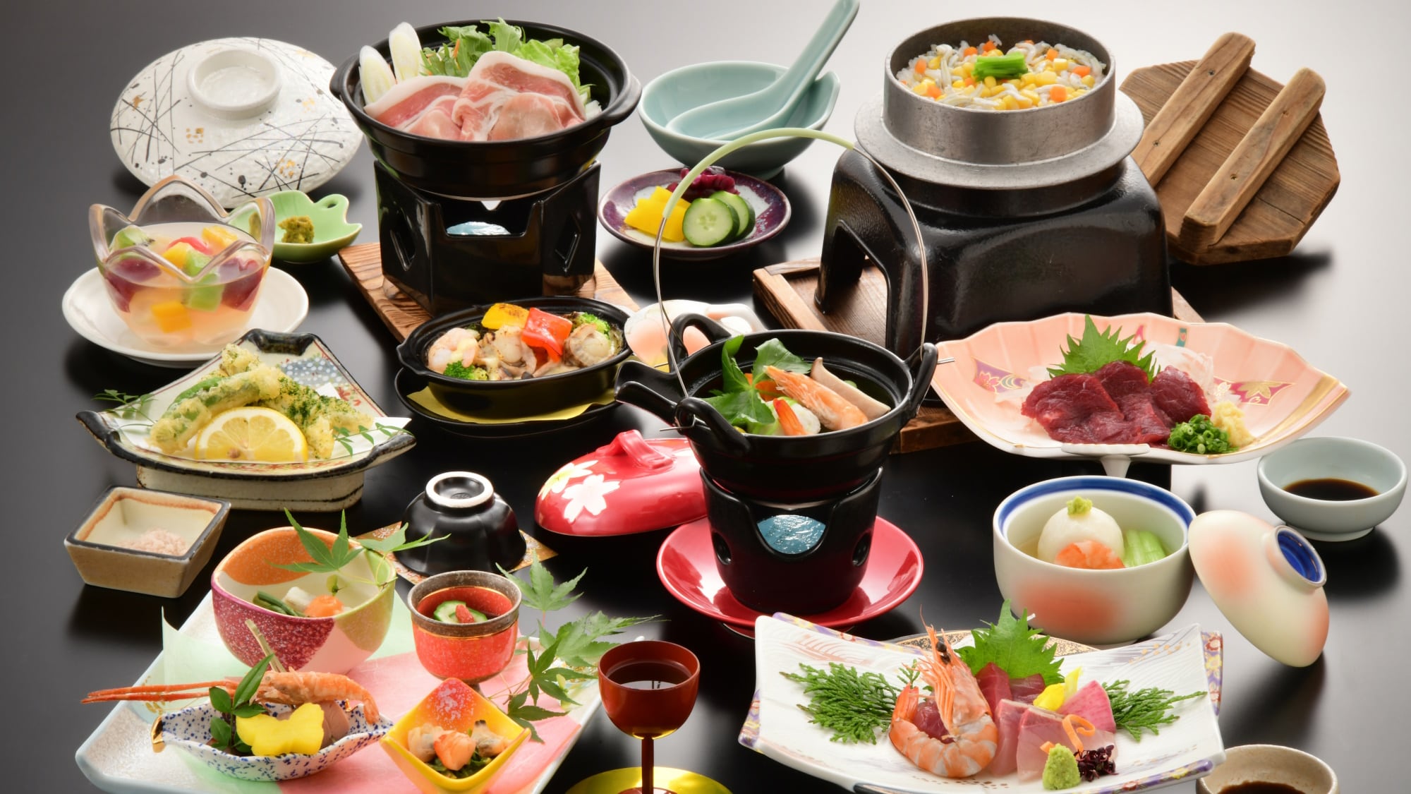 [Upgrade Kaiseki / example] Kaiseki that is one rank higher. Please enjoy a luxurious time.