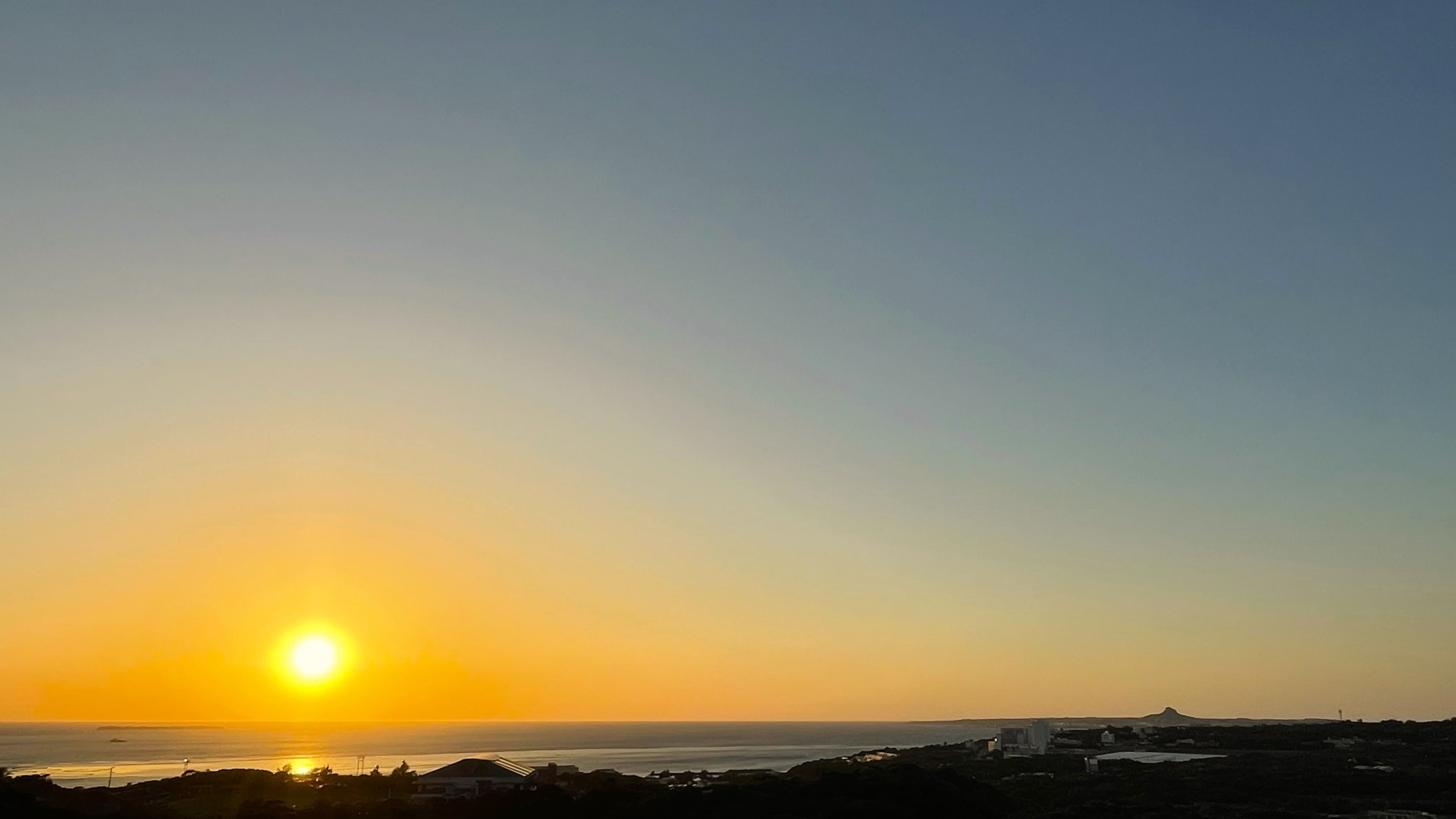 Sunset from the terrace