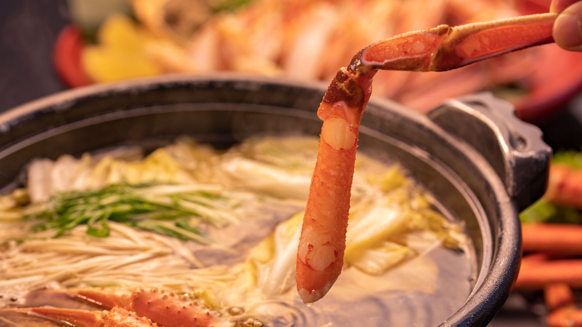 Cua shabu-shabu với kết cấu đầy đặn tinh tế