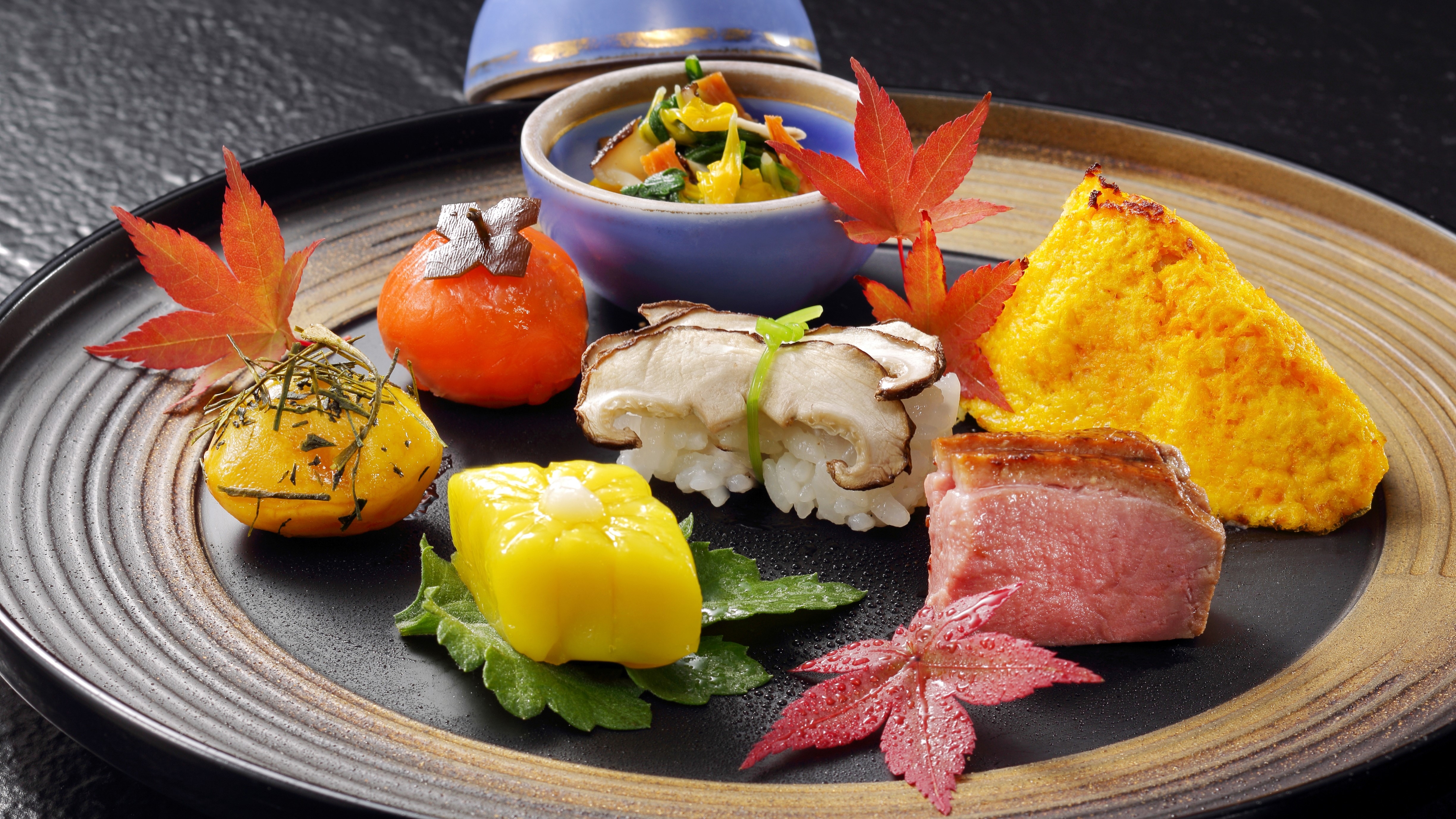 Restaurant "Yamashina" Yamashina Plan Autumn Appetizer Example